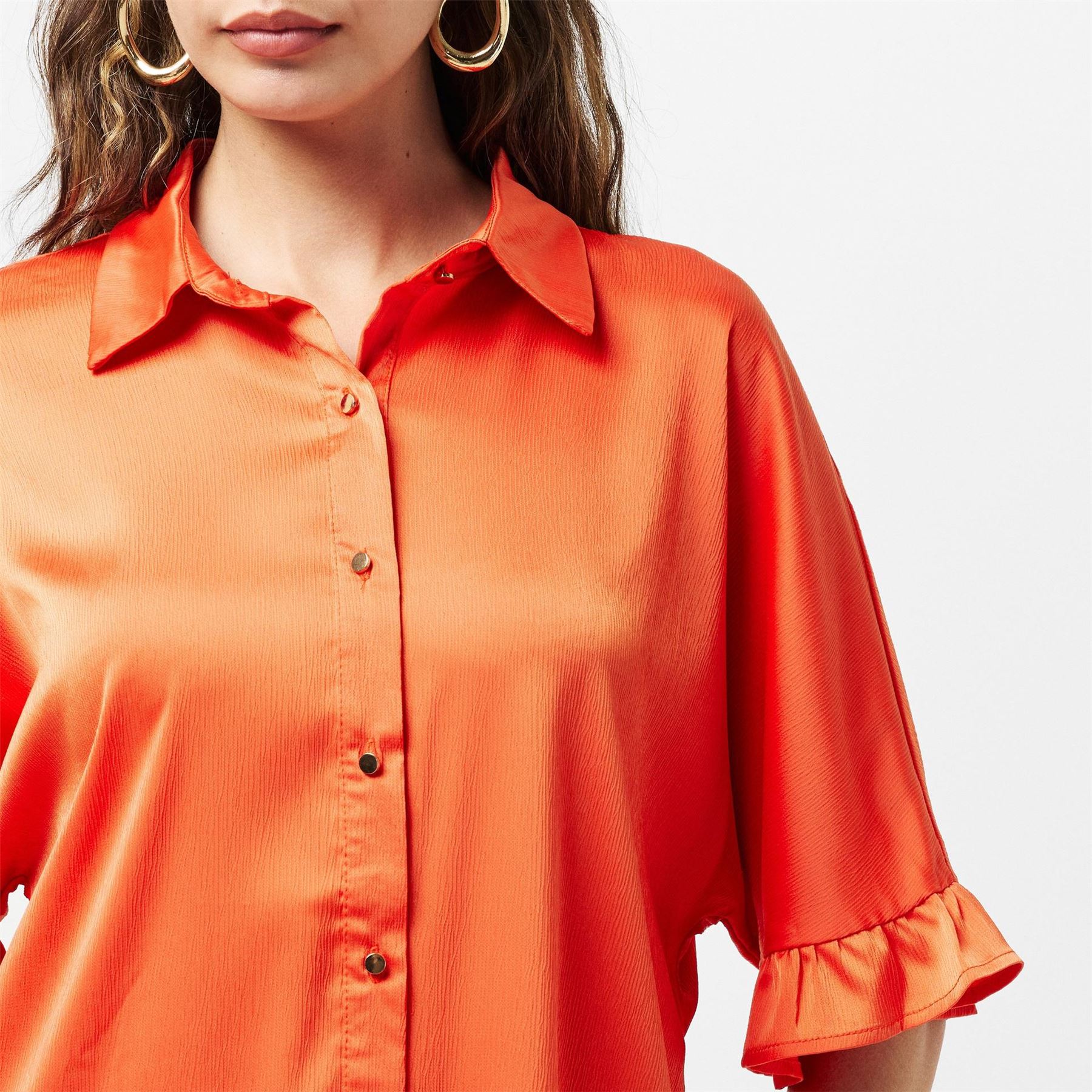 AX Paris Detail Gold Button FronT-Shirt