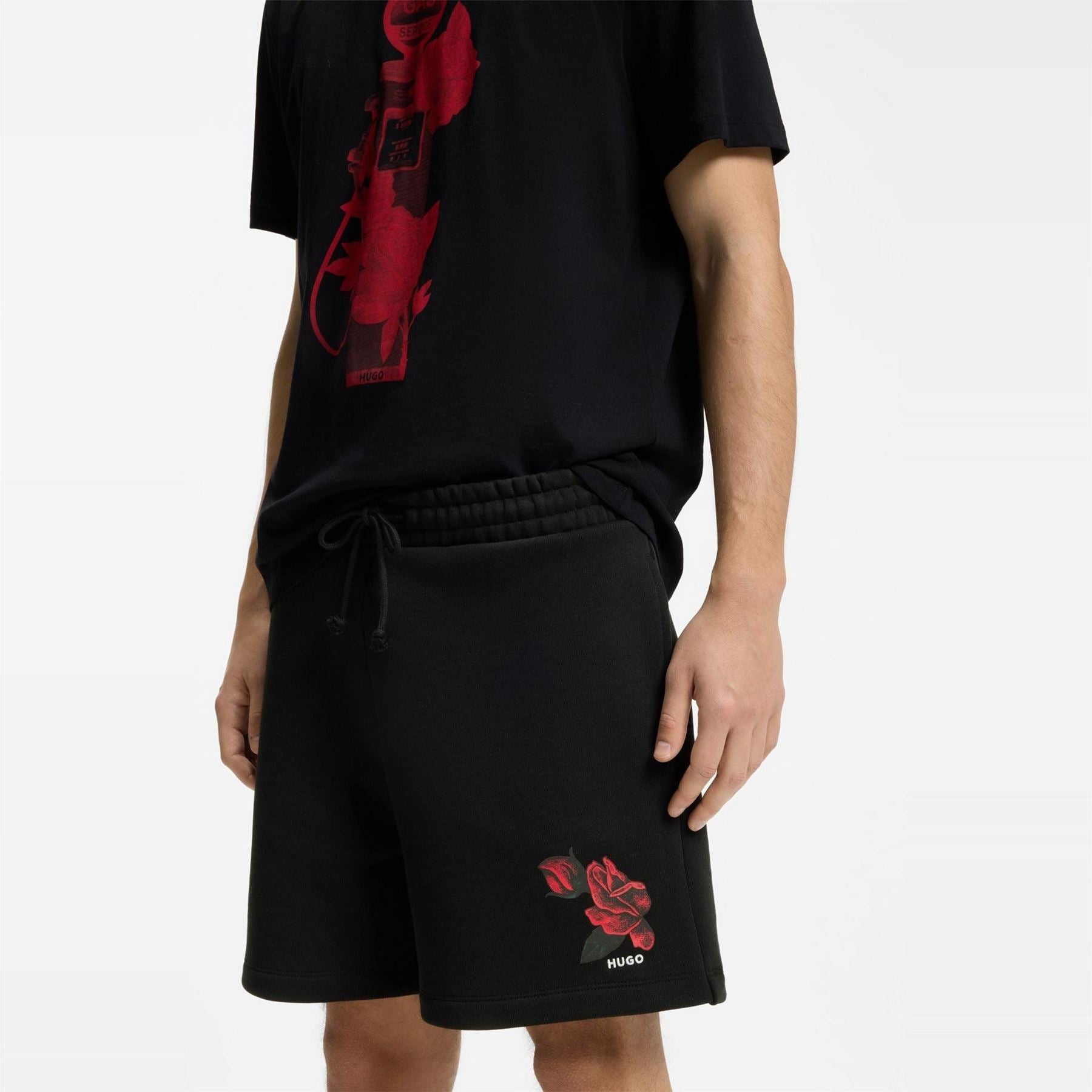Hugo Fleece Jogger Shorts