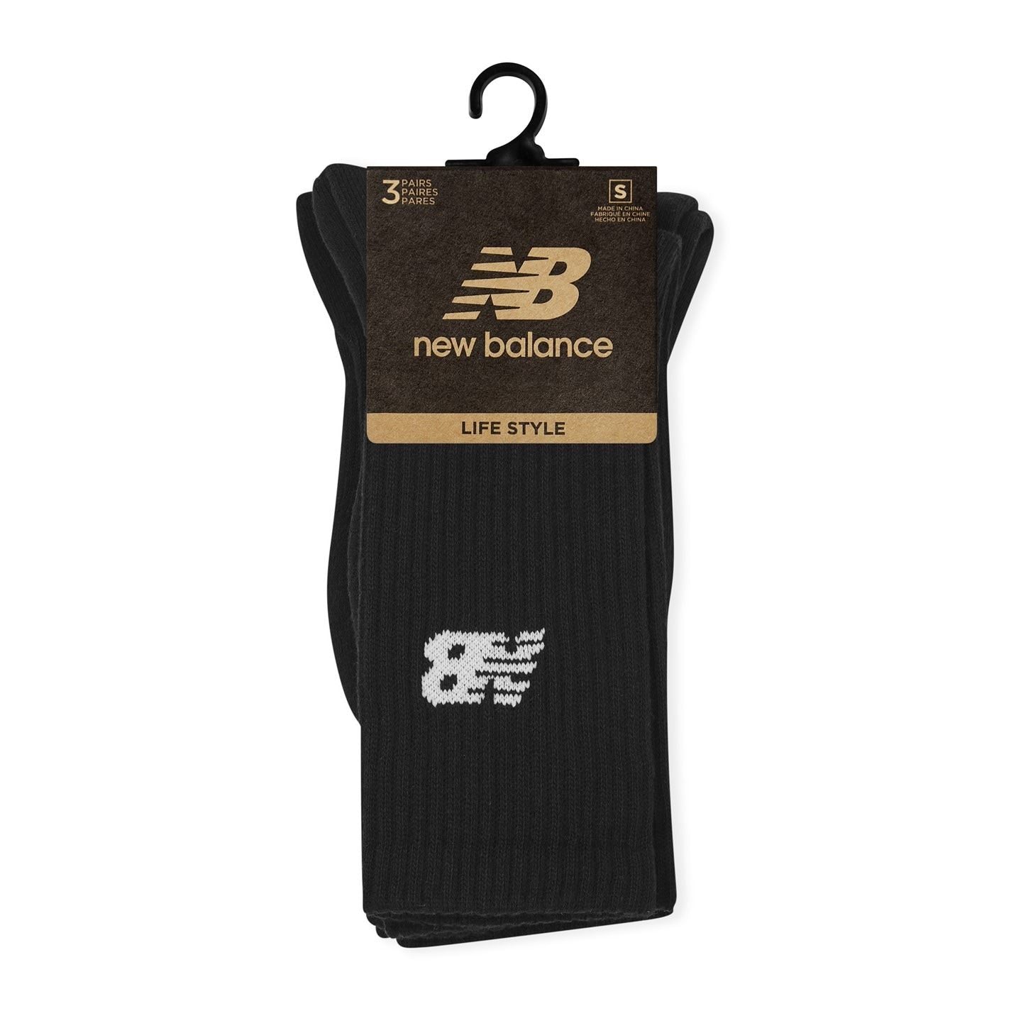 New Balance Everyday Crew Socks 3 Pack Adults