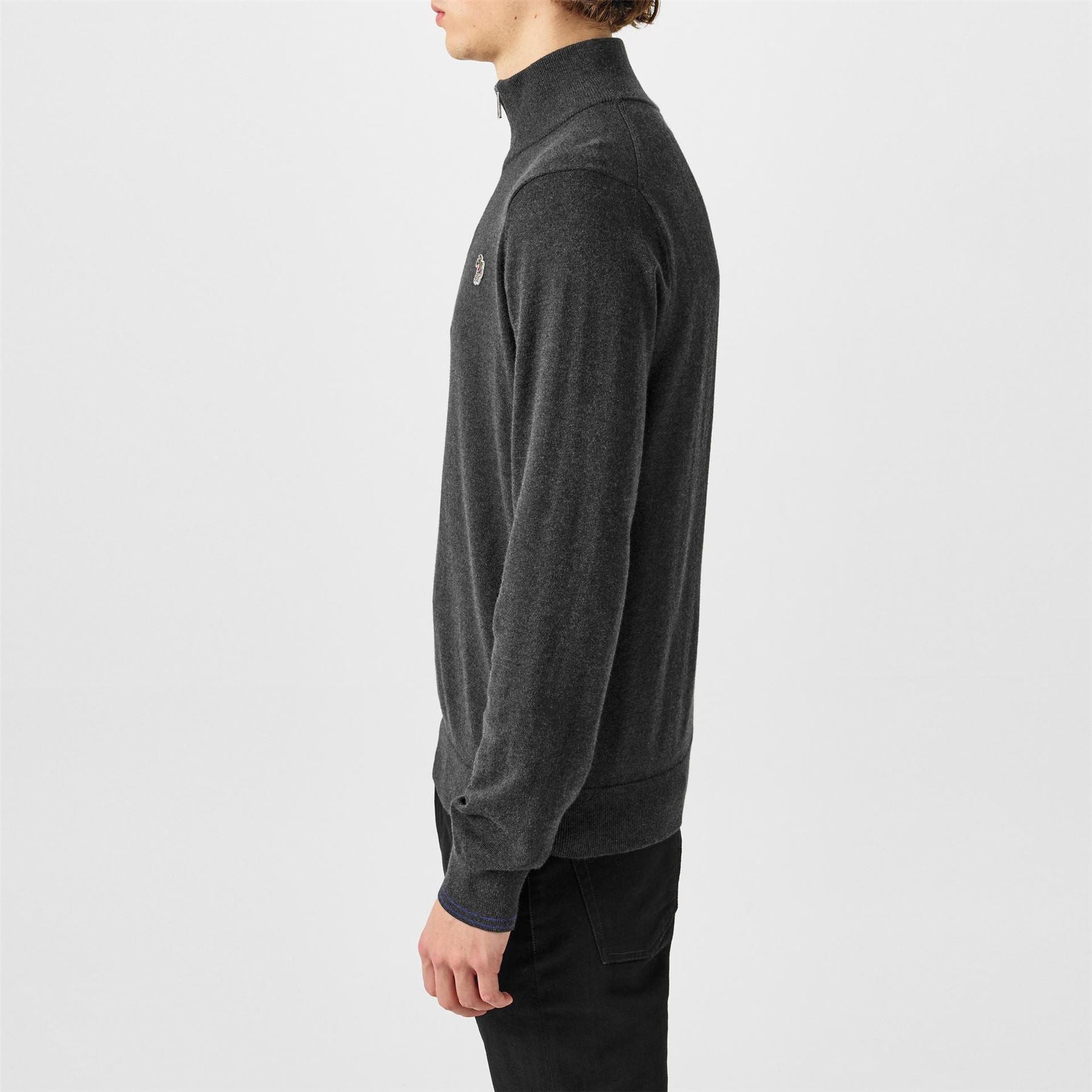 PS Paul Smith Logo Quarter Zip Sweater