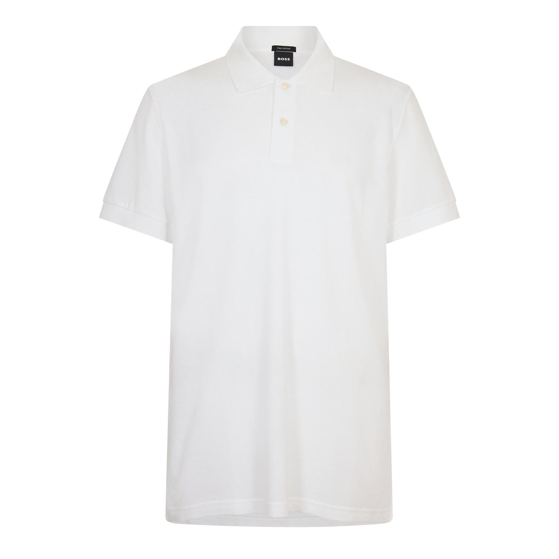 Boss Firenze Logo Collared Neck Short Sleeve Shirt