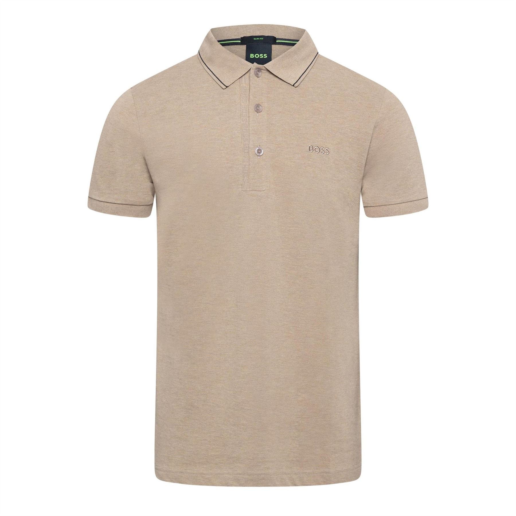 Boss Collared Neck Short Sleeve Regular Fit Shirt