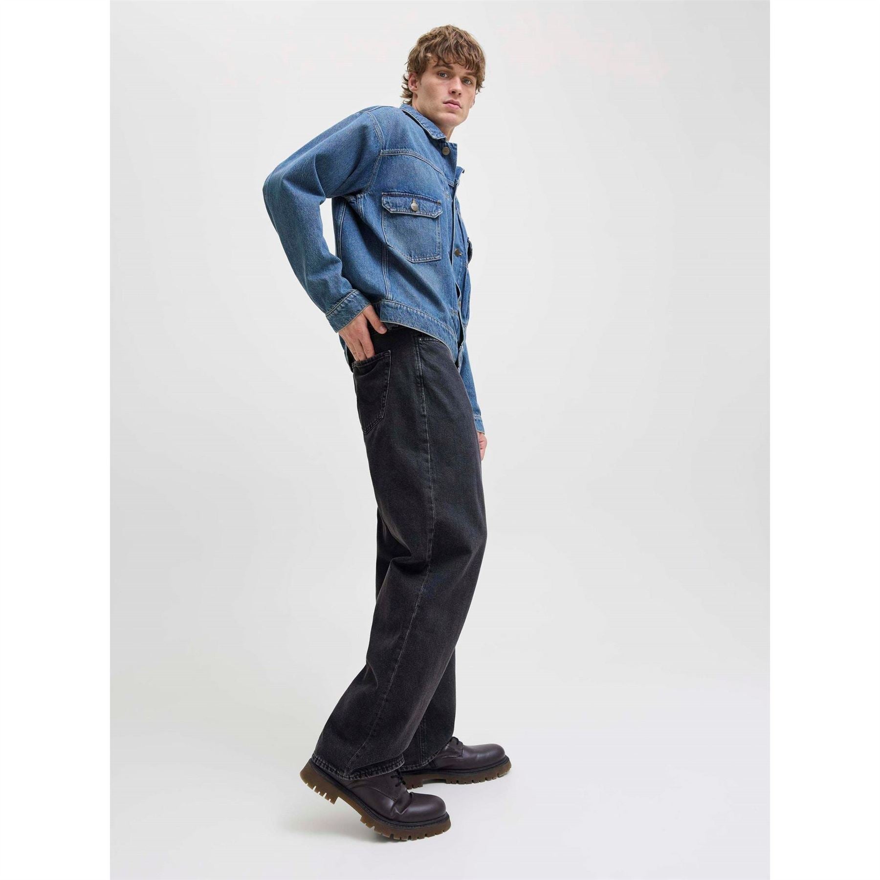 Jack and Jones Alex Wide Leg Jeans