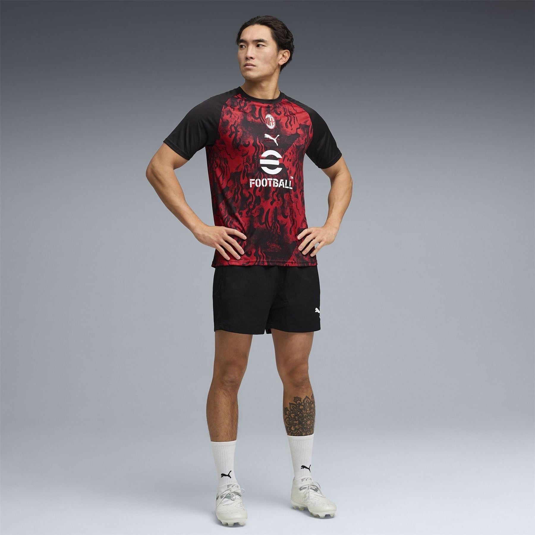 Puma AC Milan Short Sleeve T Shirt 2025 2026