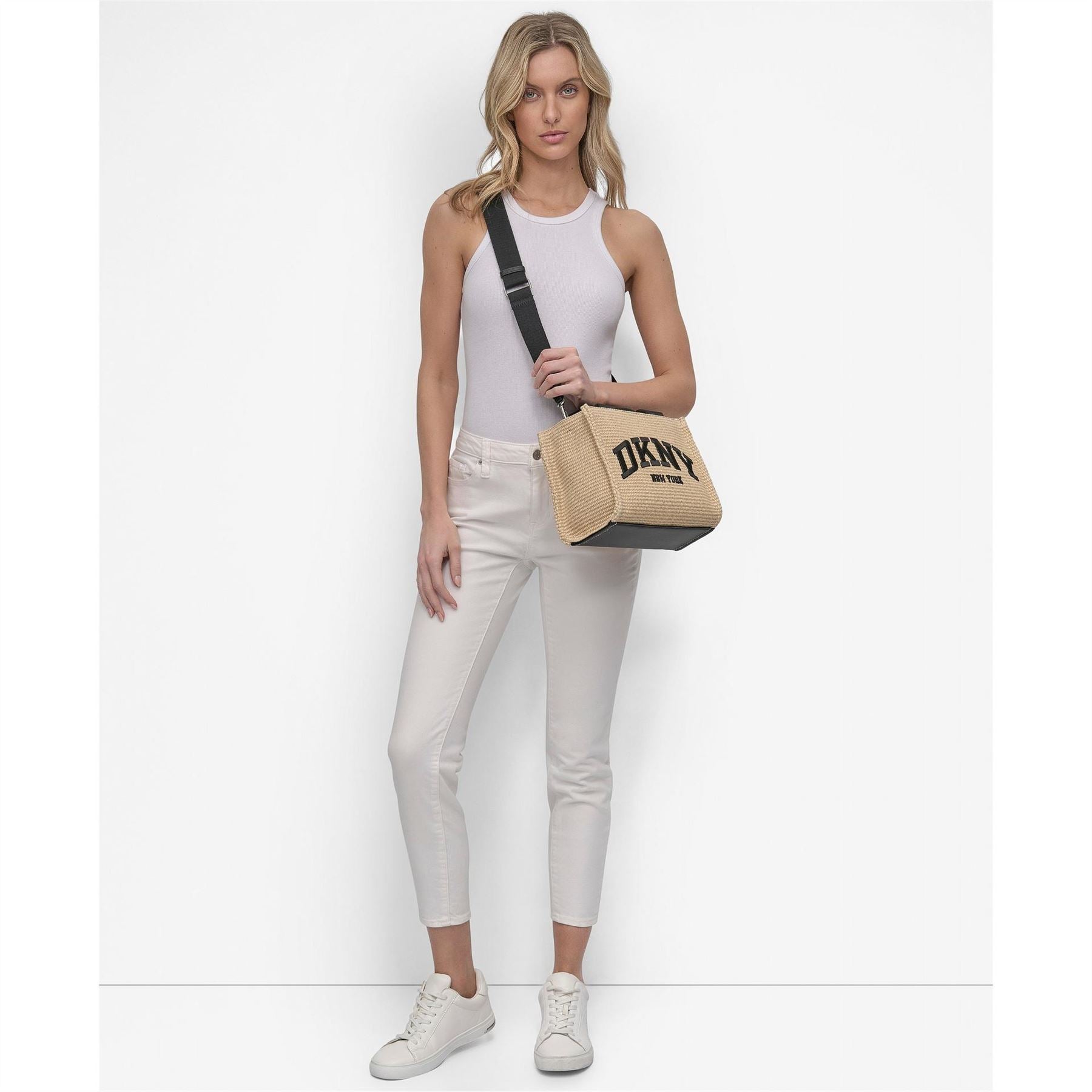 DKNY Straw Bag