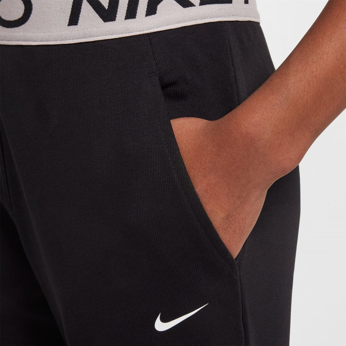 Nike Pro Fleece Solid Patterned Slim Joggers
