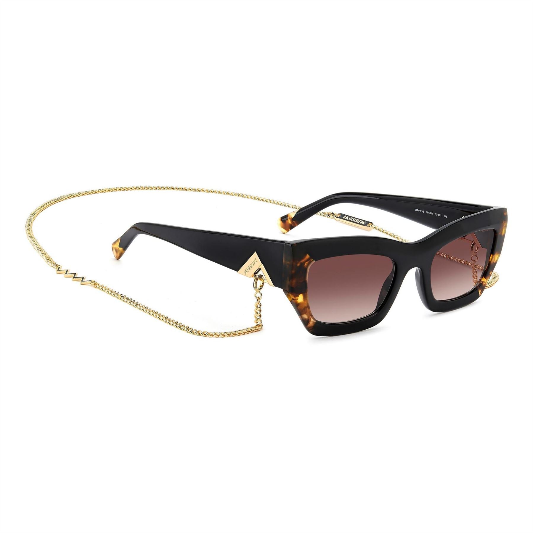 Missoni Rectangular Round Sunglasses