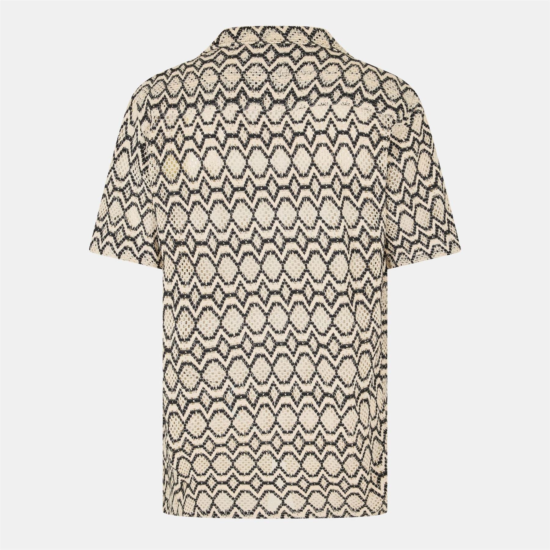 Threadbare Rackes Regular Fit Short Sleeve Shirt