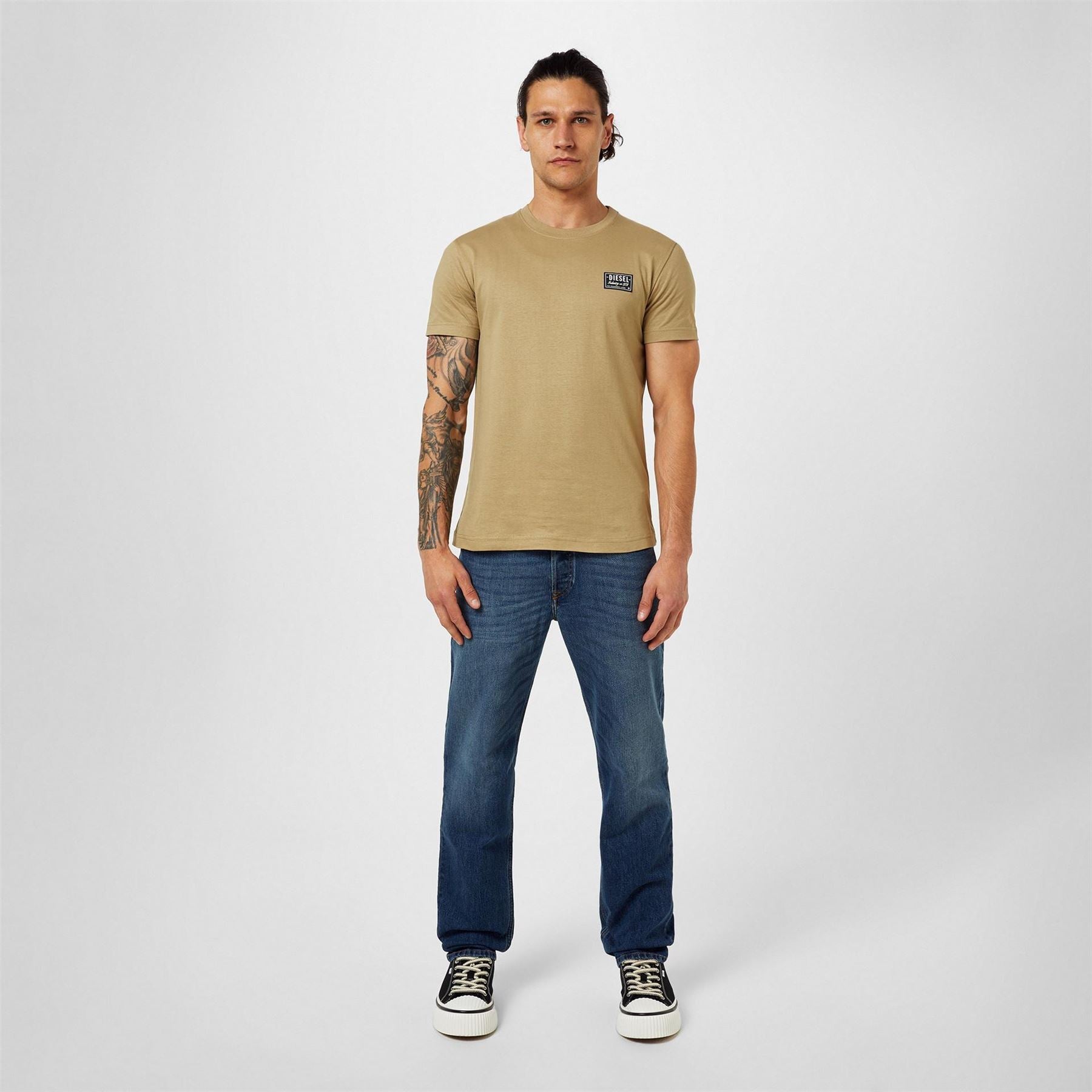 Diesel Mens Patch Logo T-Shirt