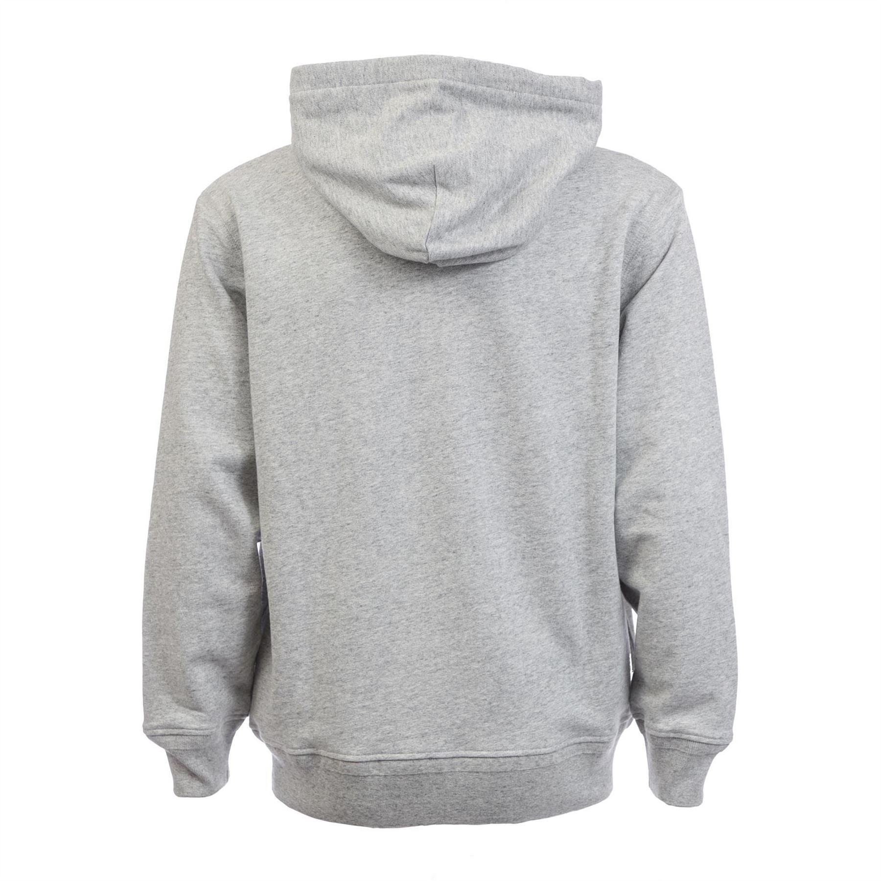 CP Company Raised Fleece Logo Full Zip Hoodie