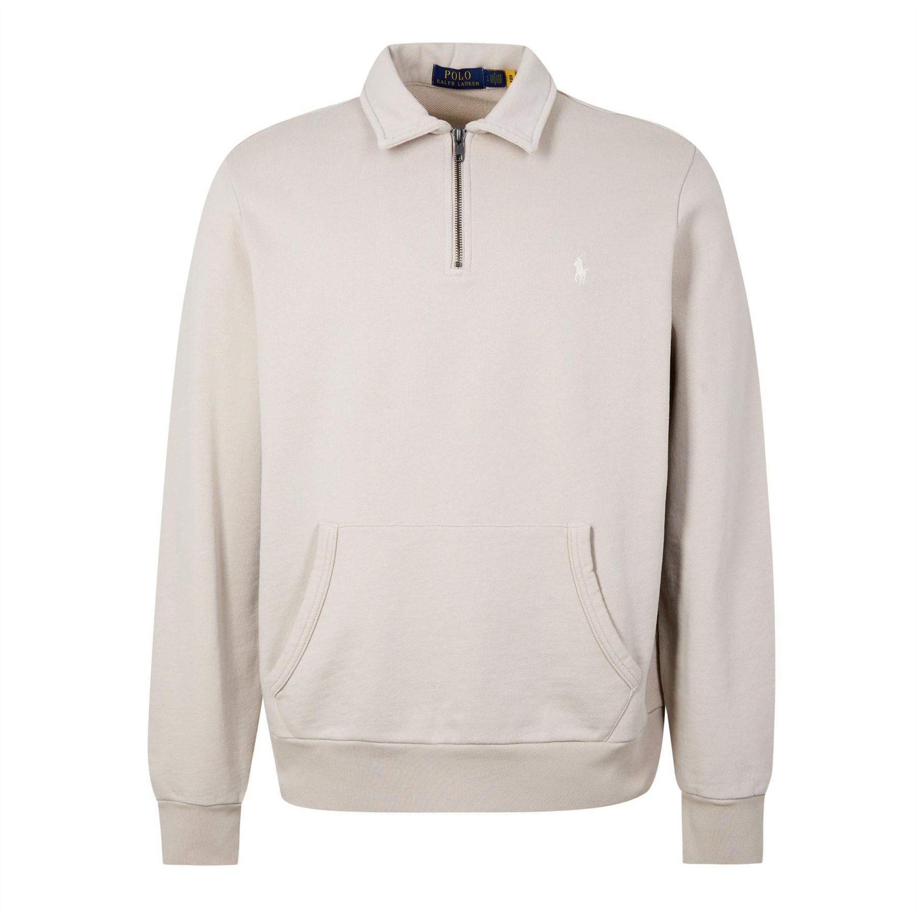 Polo Ralph Lauren Terry Cotton Quarter Zip Sweater