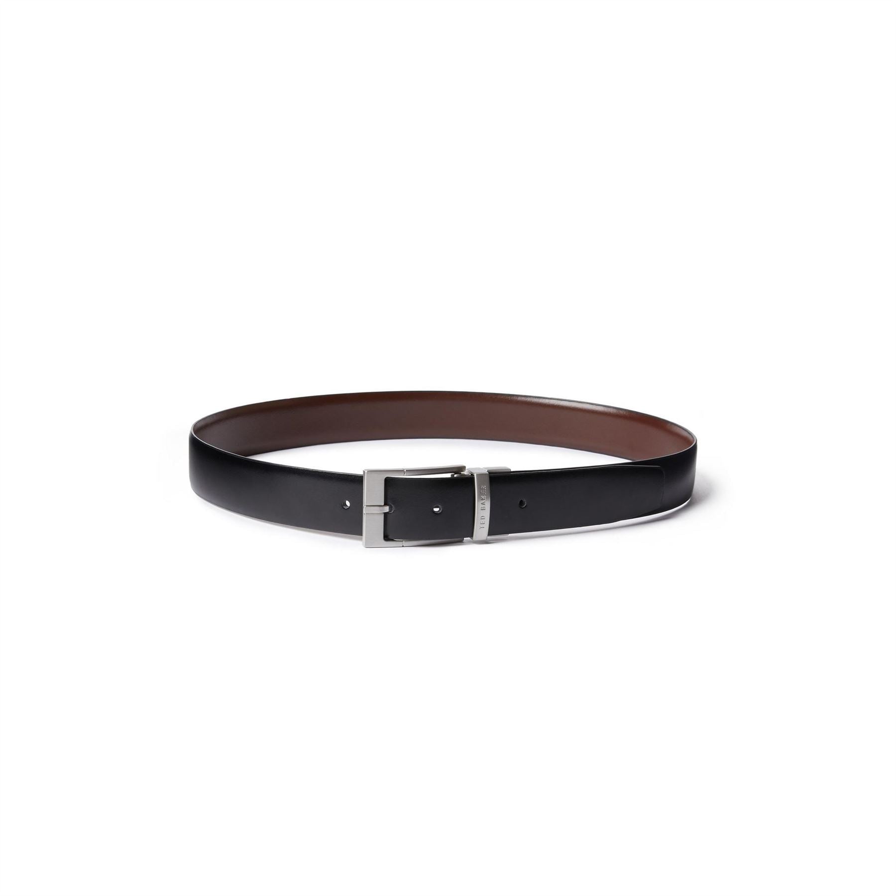 Ted Baker Leather Pin Buckle Belt with Logo
