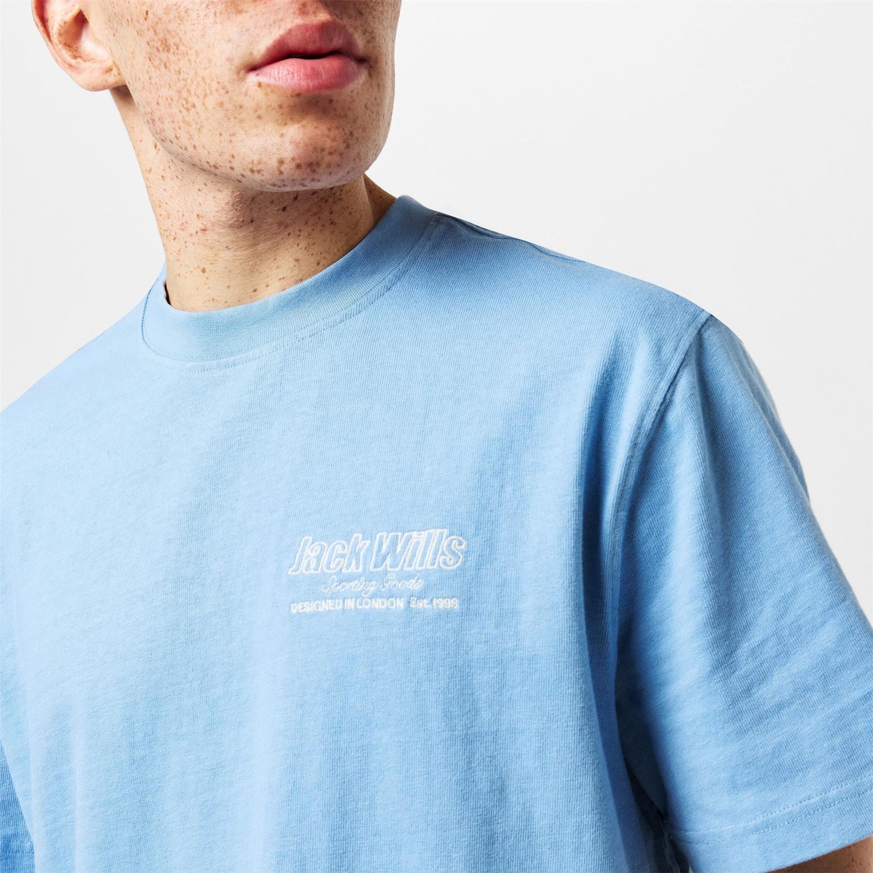 Jack Wills Regular Fit Crew Neck Lettering T-Shirt