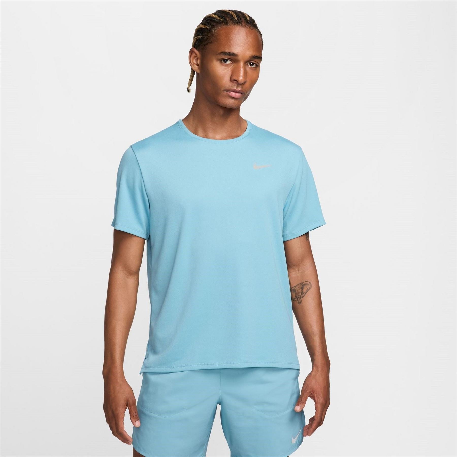 Nike Mens Drifit Miler Running Top