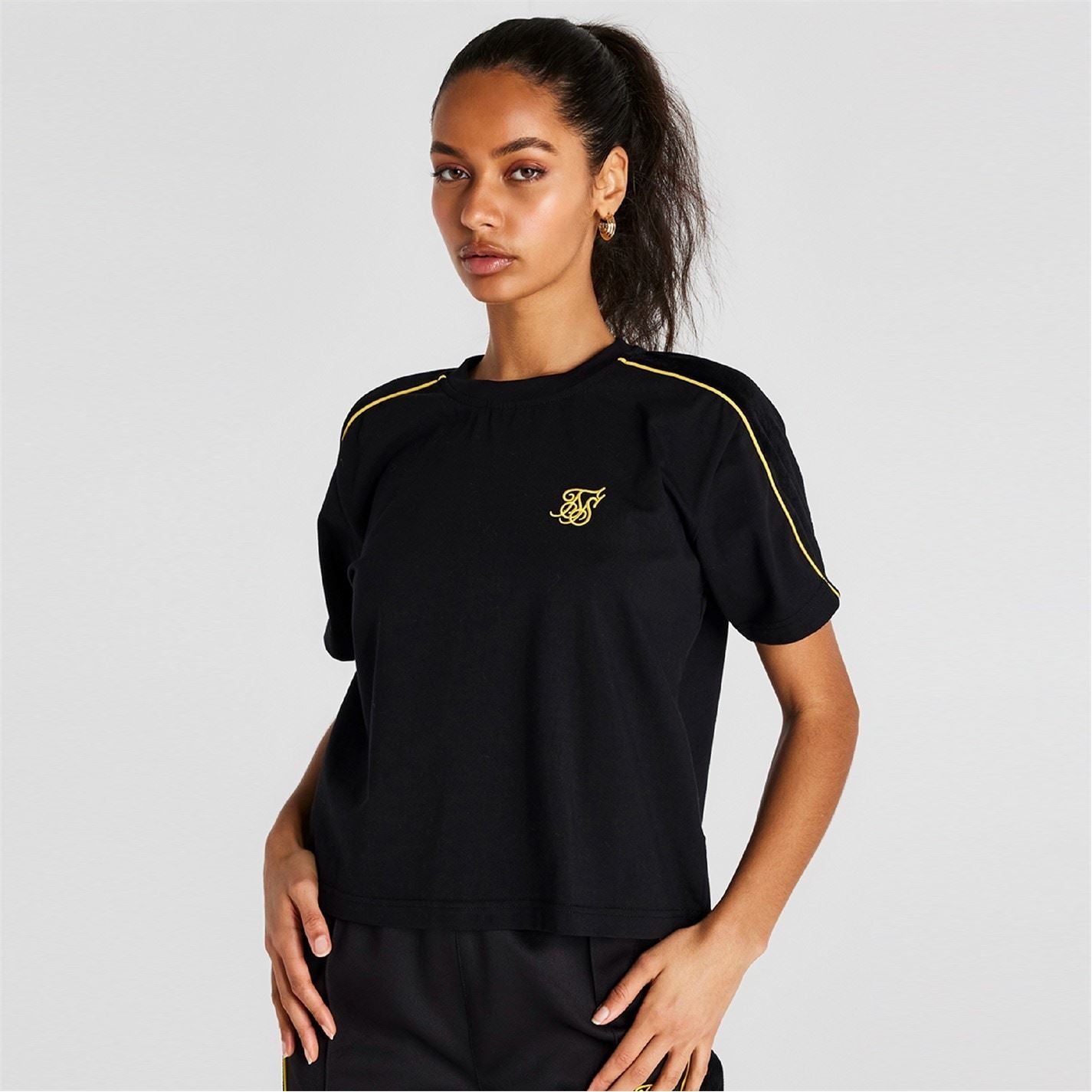 SikSilk Regular Fit Crew Neck Short Sleeve T-Shirt