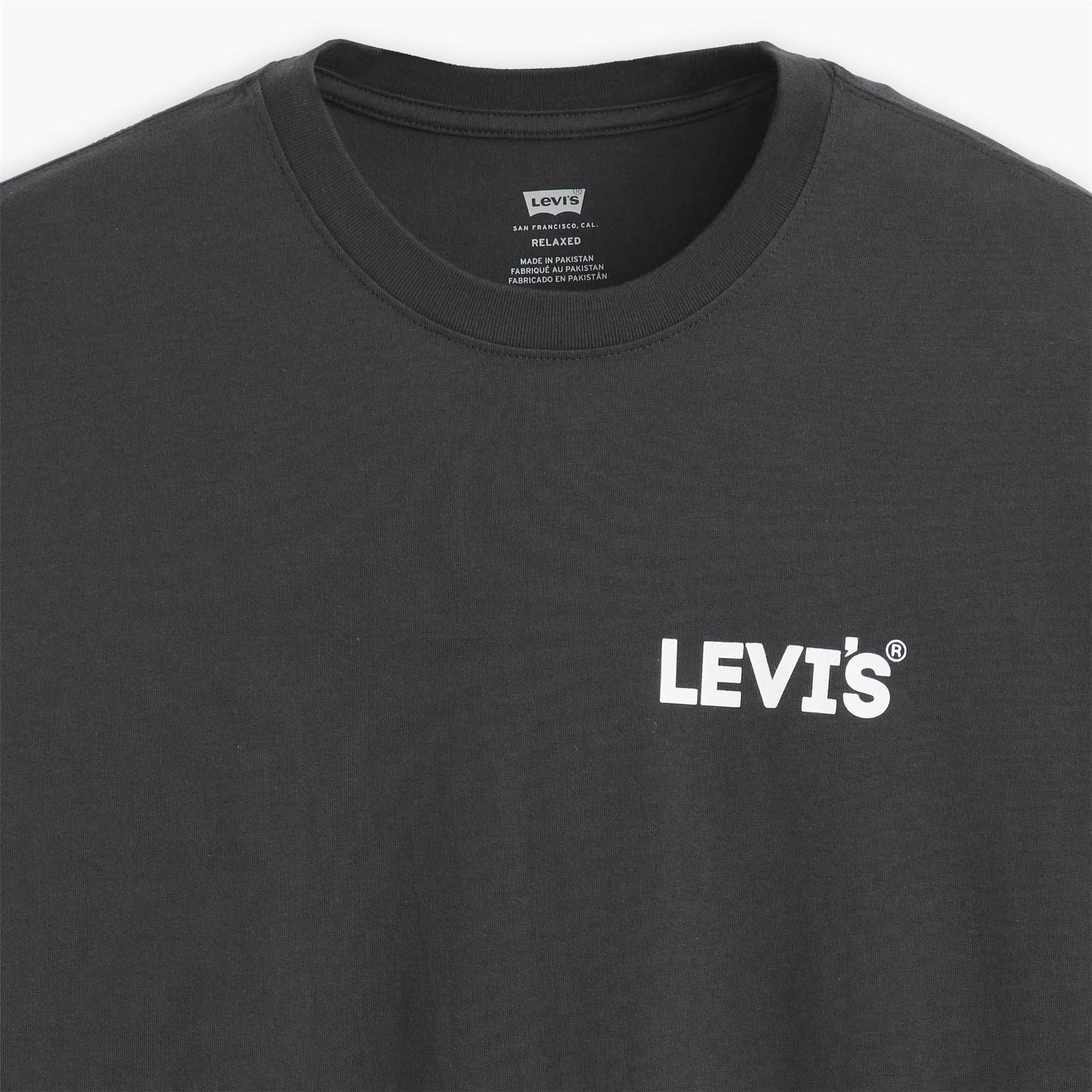 Levis Headline Logo Cotton Short Sleeve Oversized Fit T-Shirt