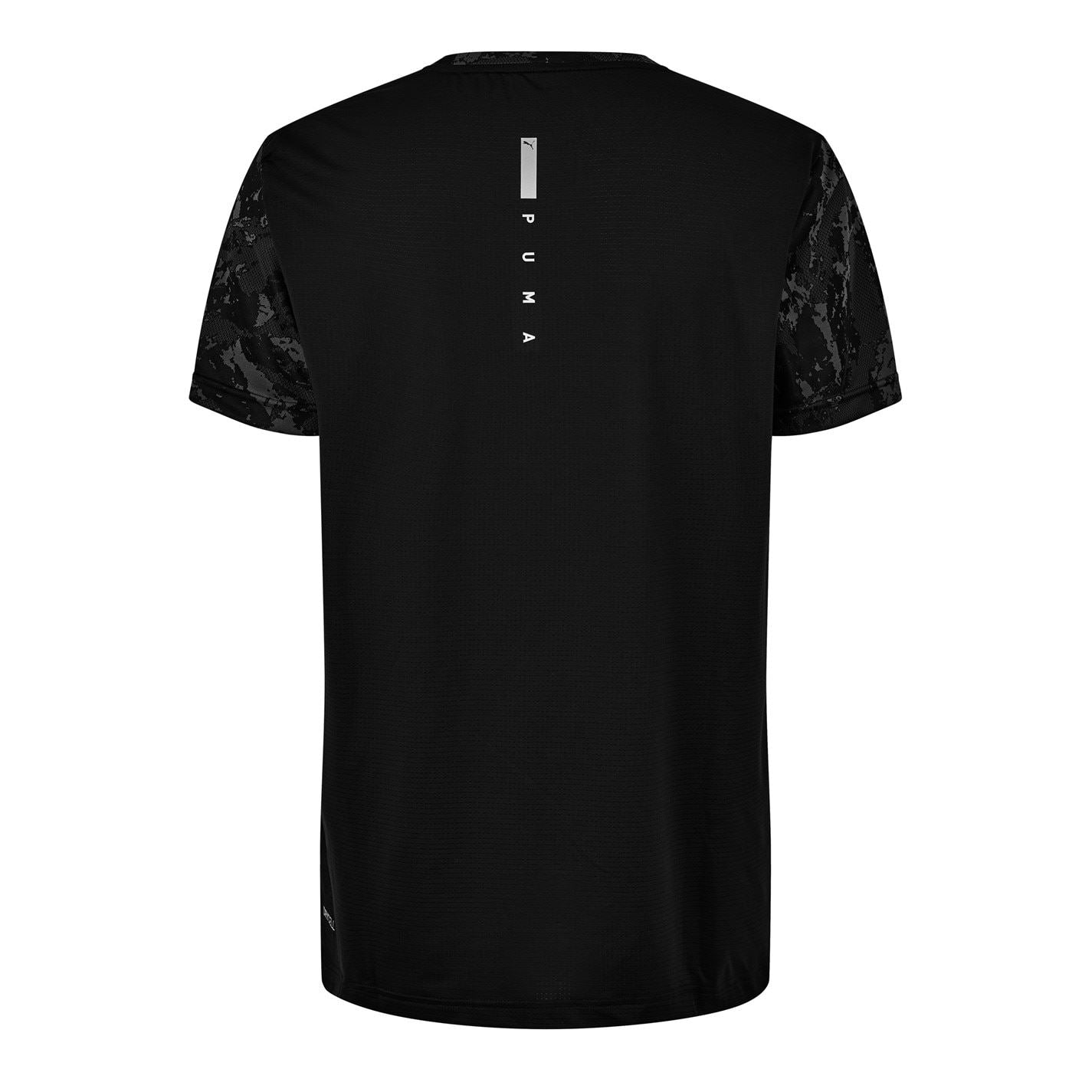 Puma Mens Train All Day Camo Tee Speed Brights Gym Top