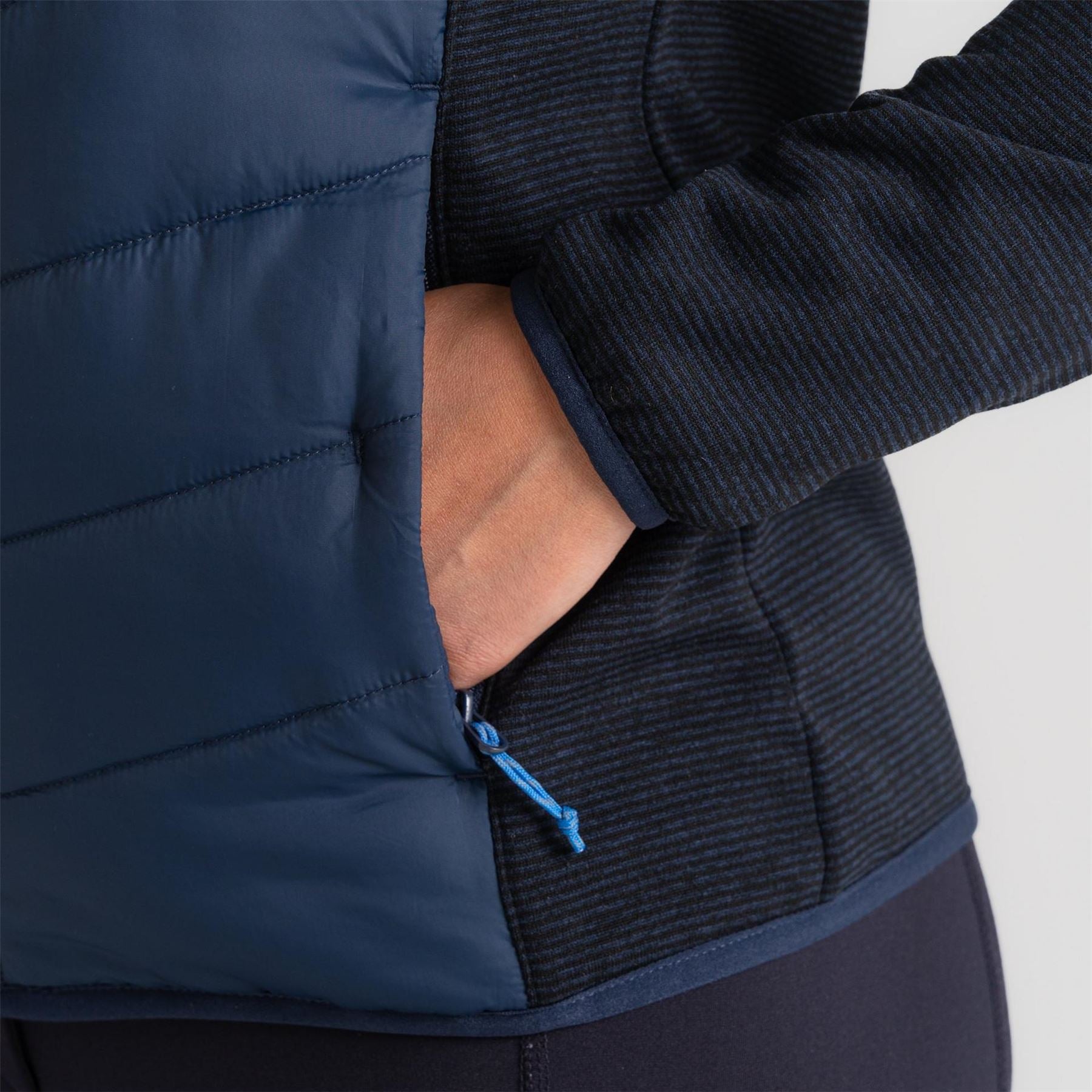 Craghoppers Crmla Solid Patterned Zipped Pocket Hybrid Jacket