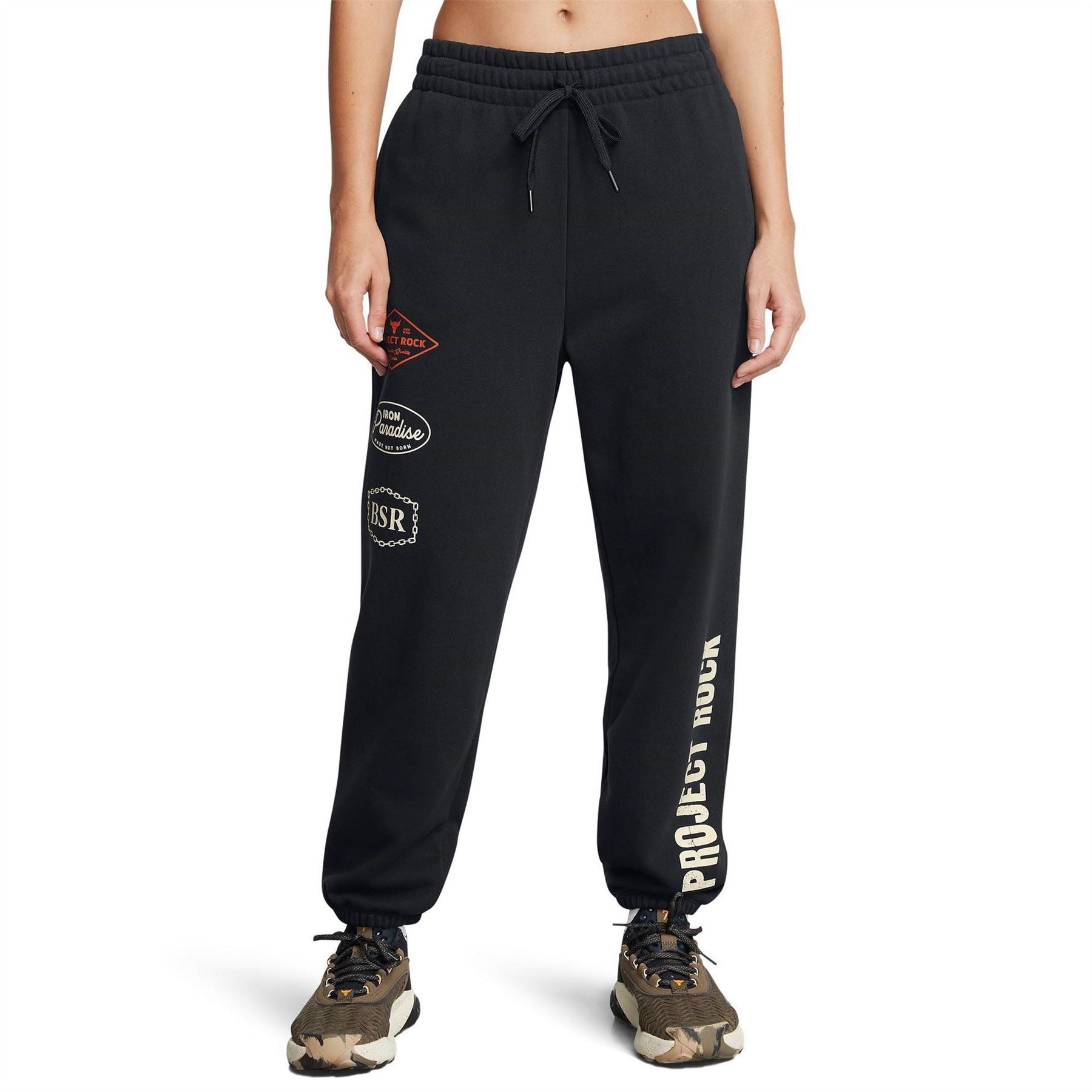Under Armour Project Rock Lettering Graphic Joggers