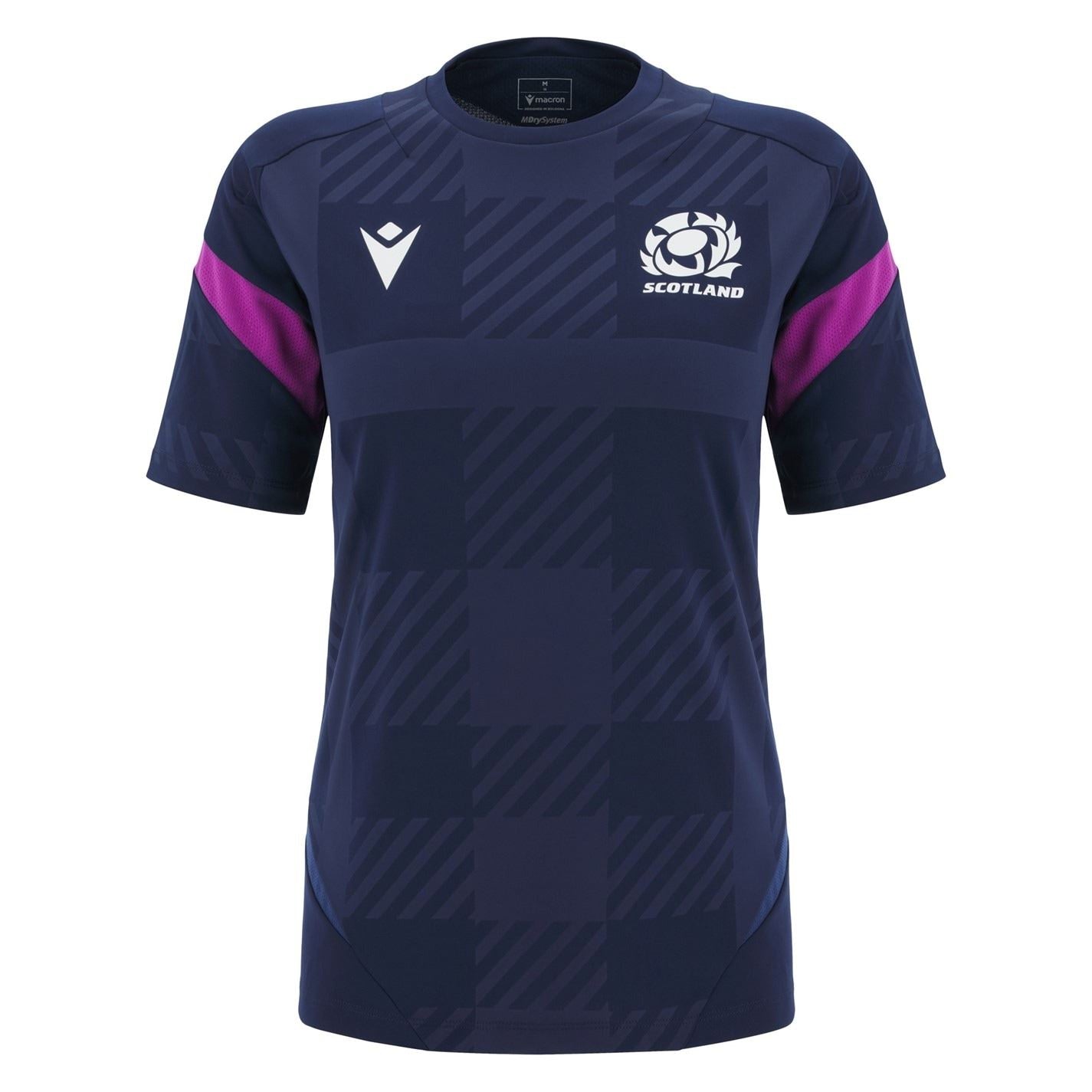 Macron Womens Scotland Rugby Training Shirt 2025