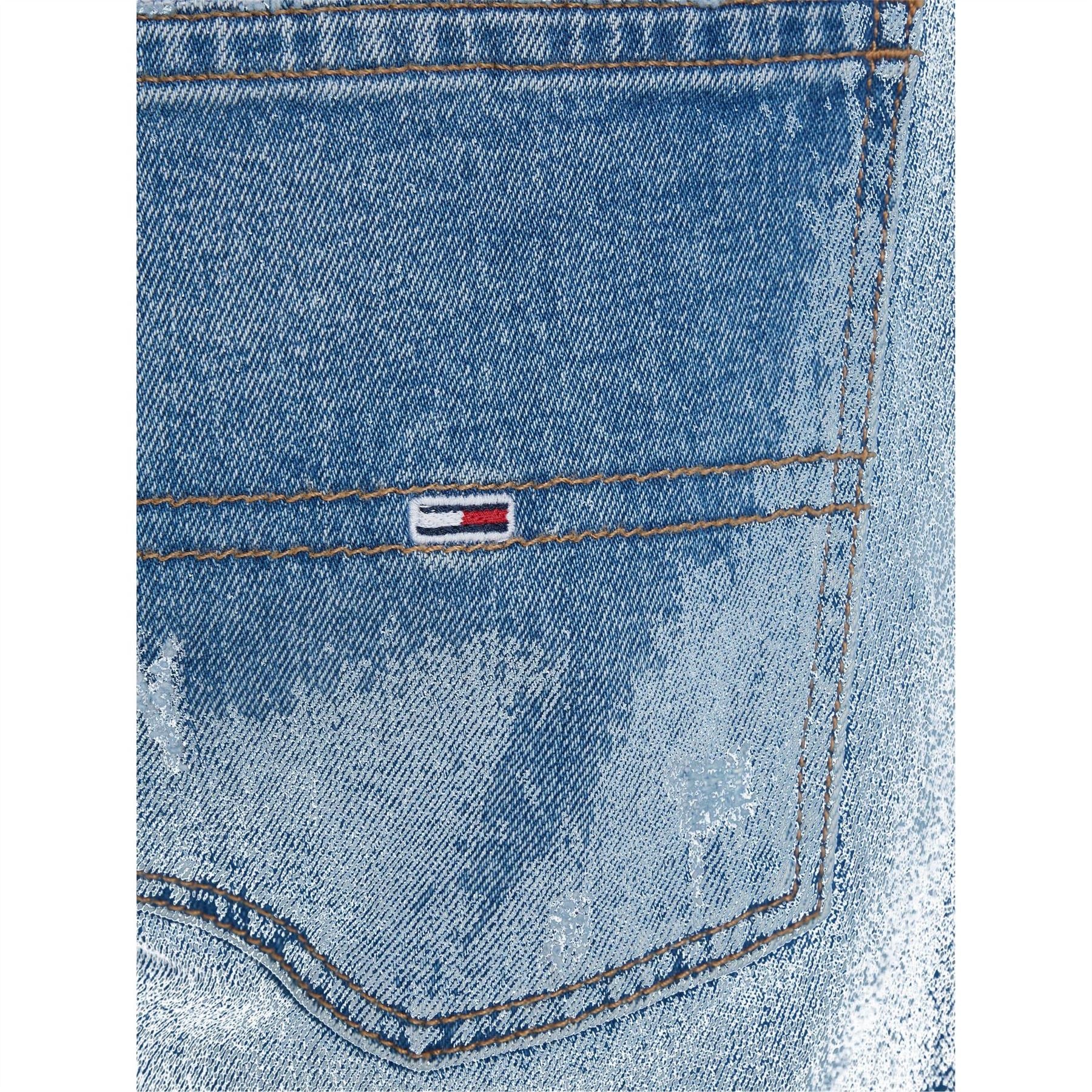 Tommy Jeans Denim Bermuda Shorts Light Wash