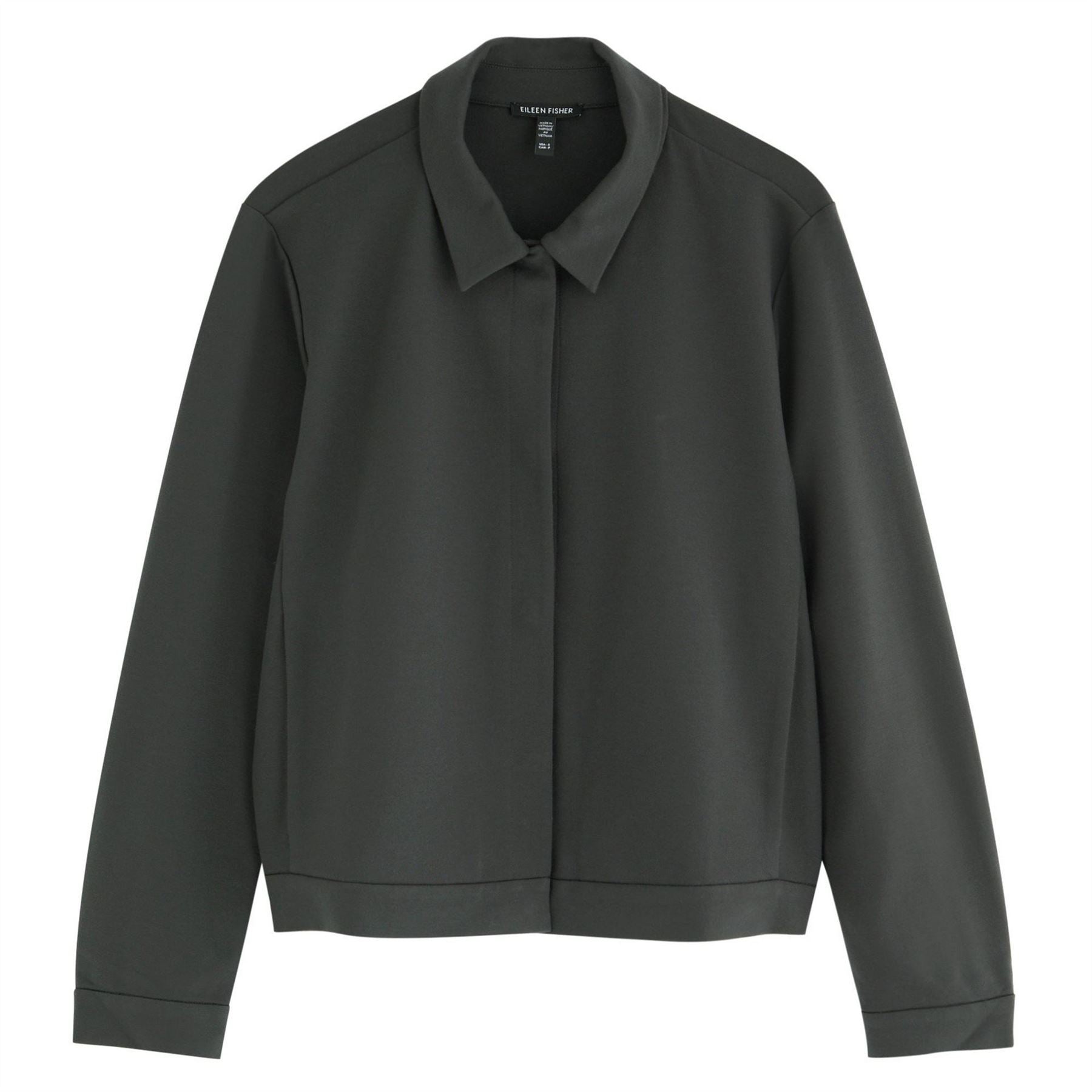 Eileen Fisher Classic Collar Short Jacket
