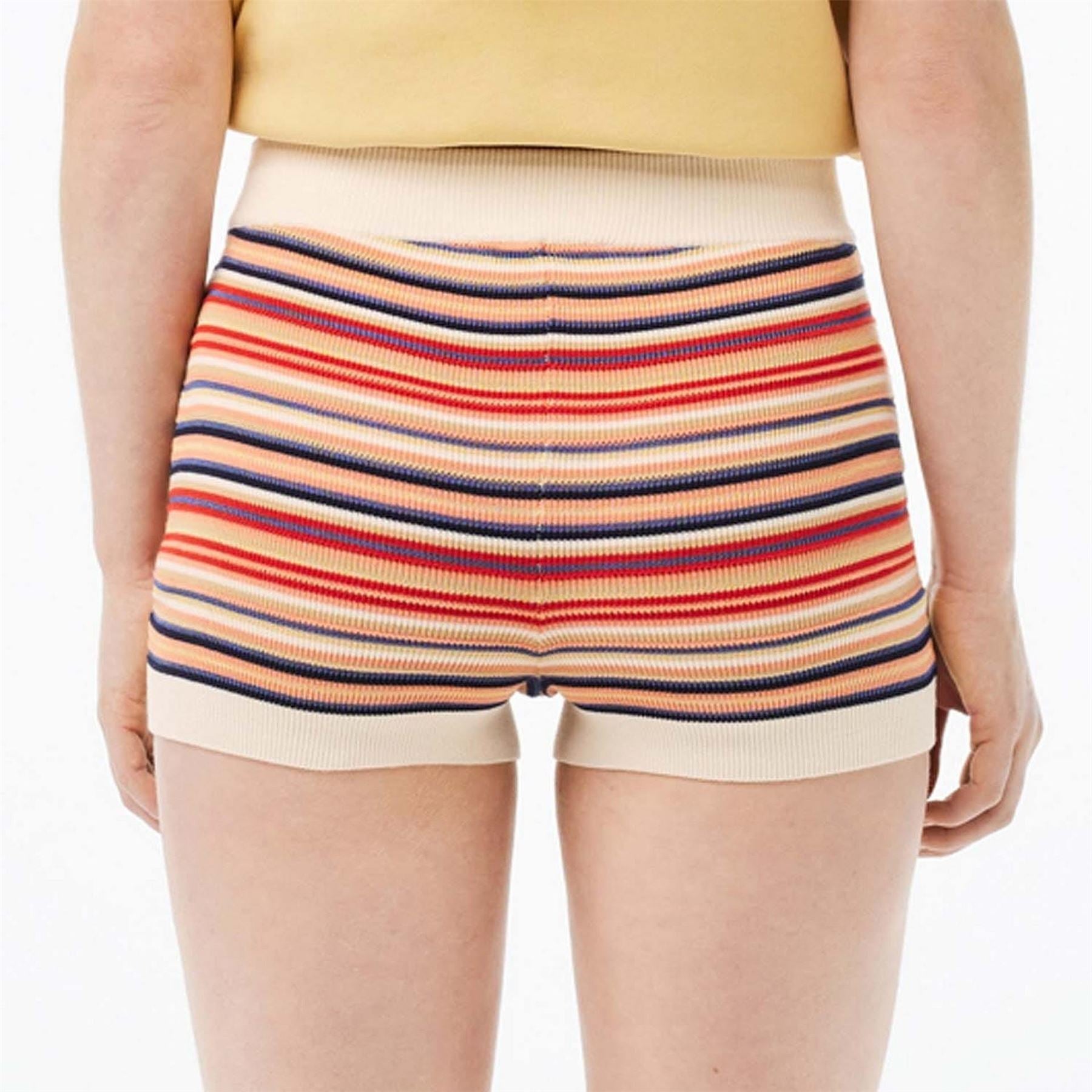 Lacoste Waist Striped Cotton Shorts