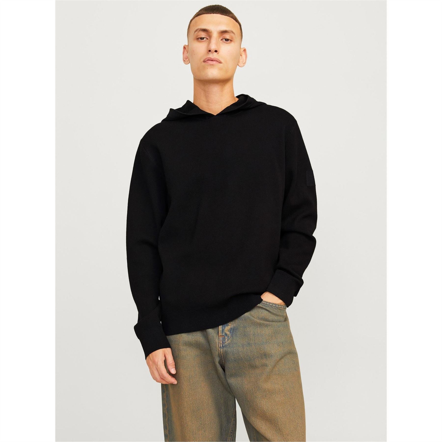 Jack and Jones Knit Hooded Regular Fit Sweatshirt