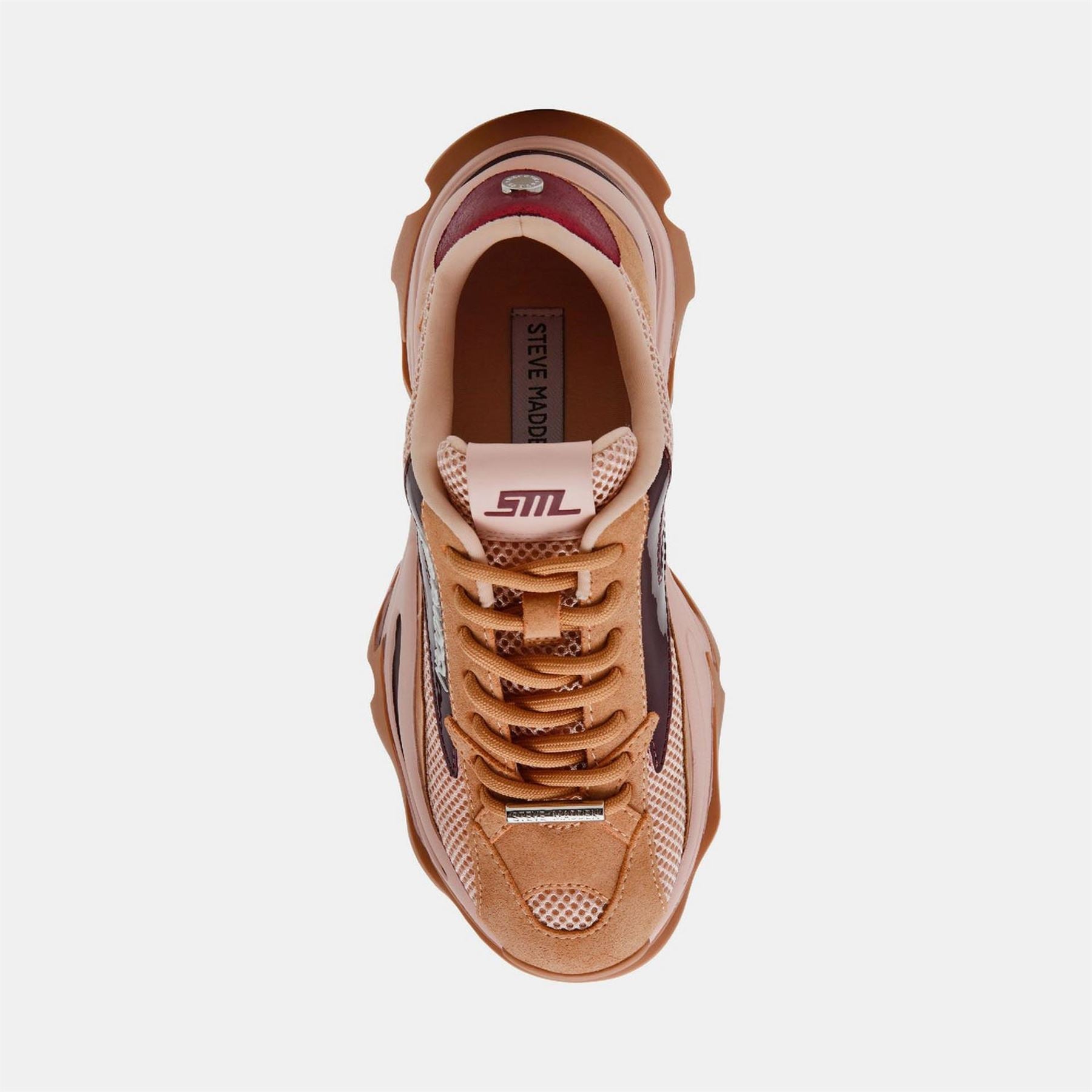 Steve Madden Zoomz Lace Up Platform Sneakers Shoes