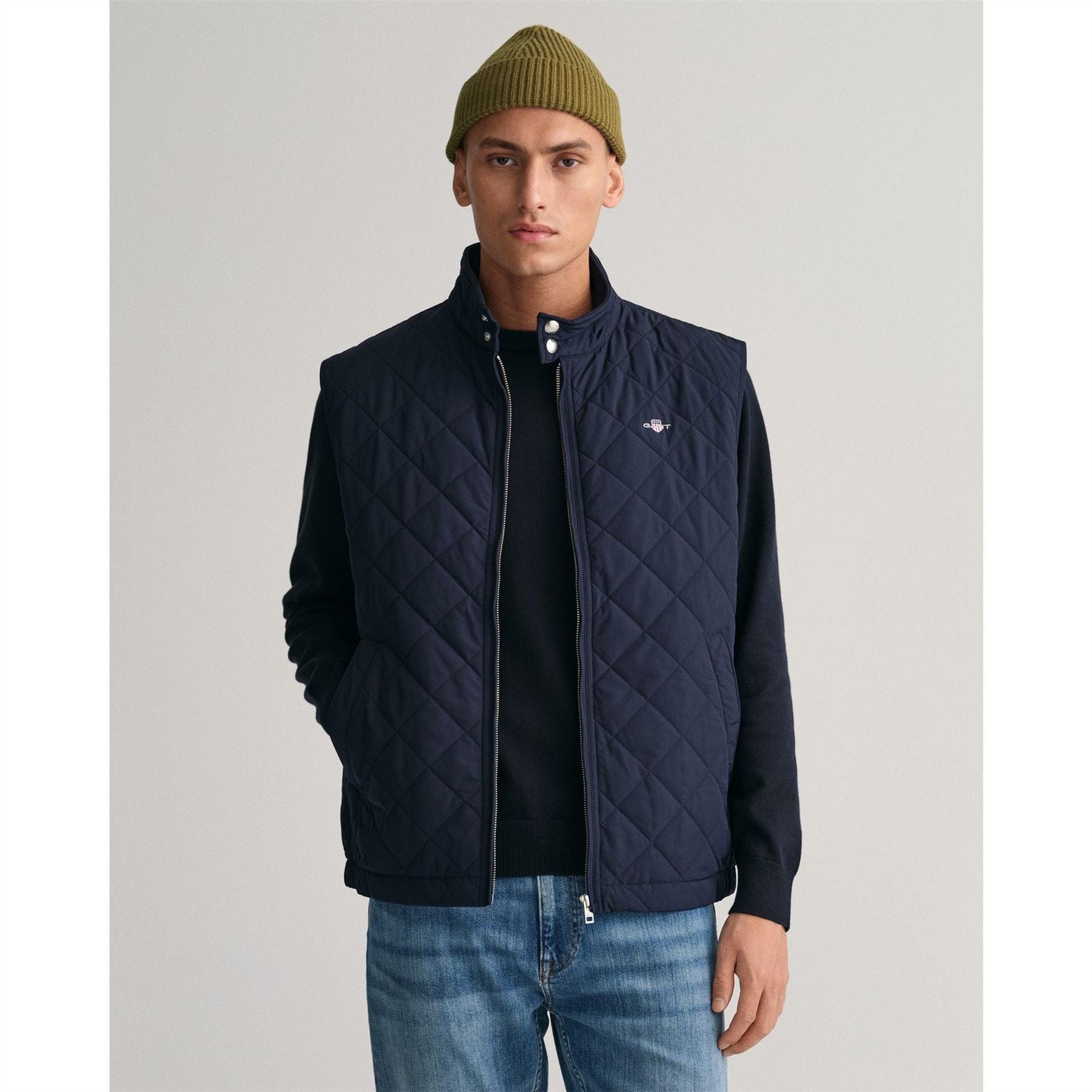 Gant Quilted Water Repellent Sleeveless Gilet