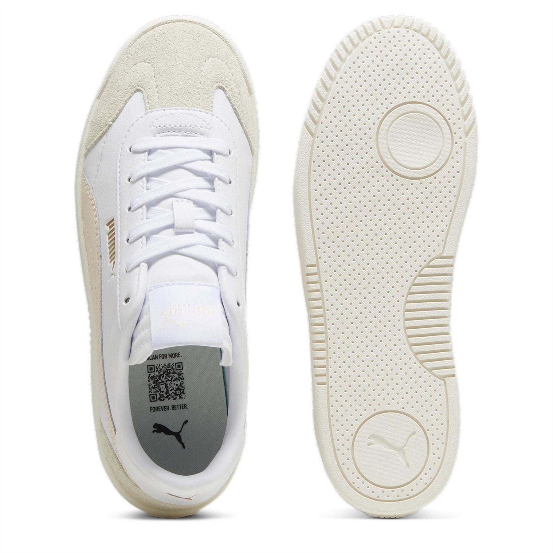 Puma Club 2.0 Low Top Flat Heel Sneakers