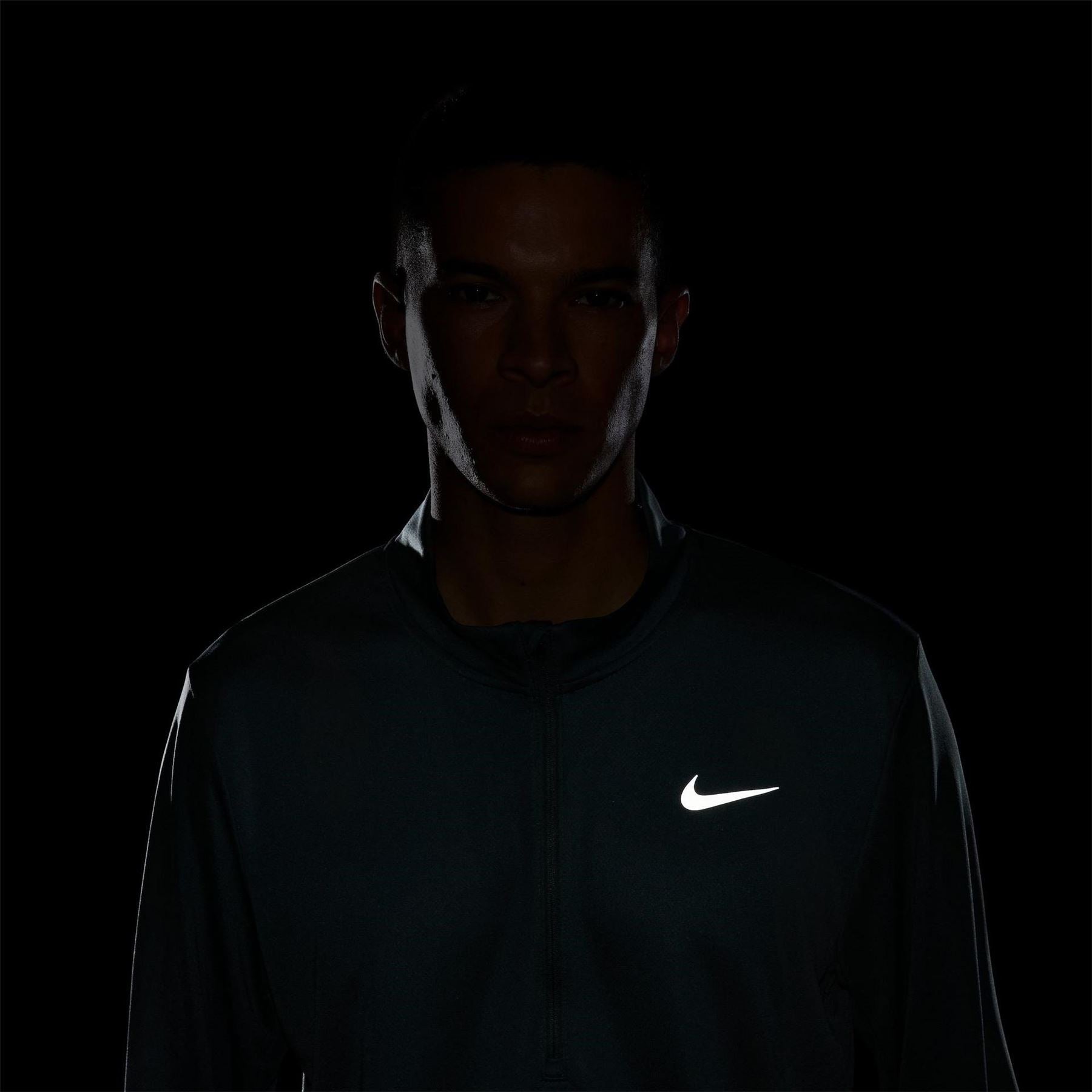 Nike Mens Half Zip Core Long Sleeve Running Top