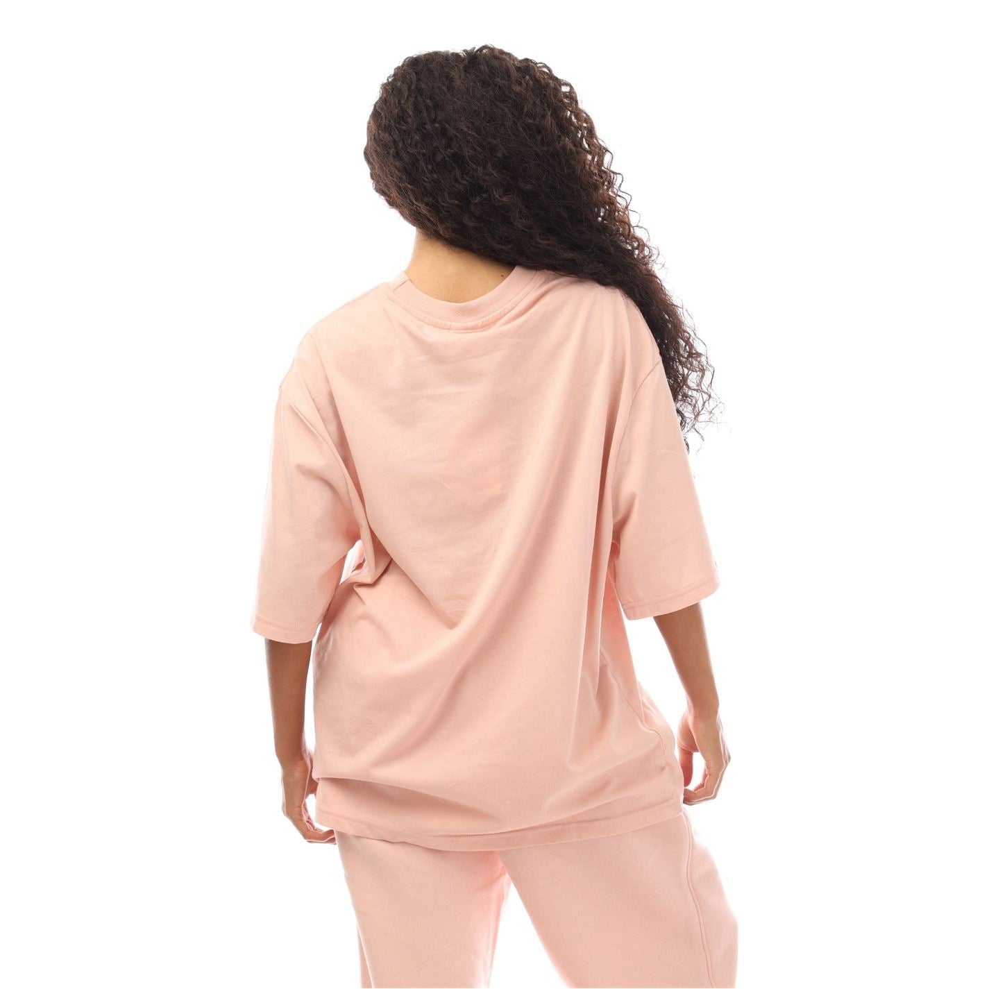 Hype Oversize Fit Signature Print T-Shirt