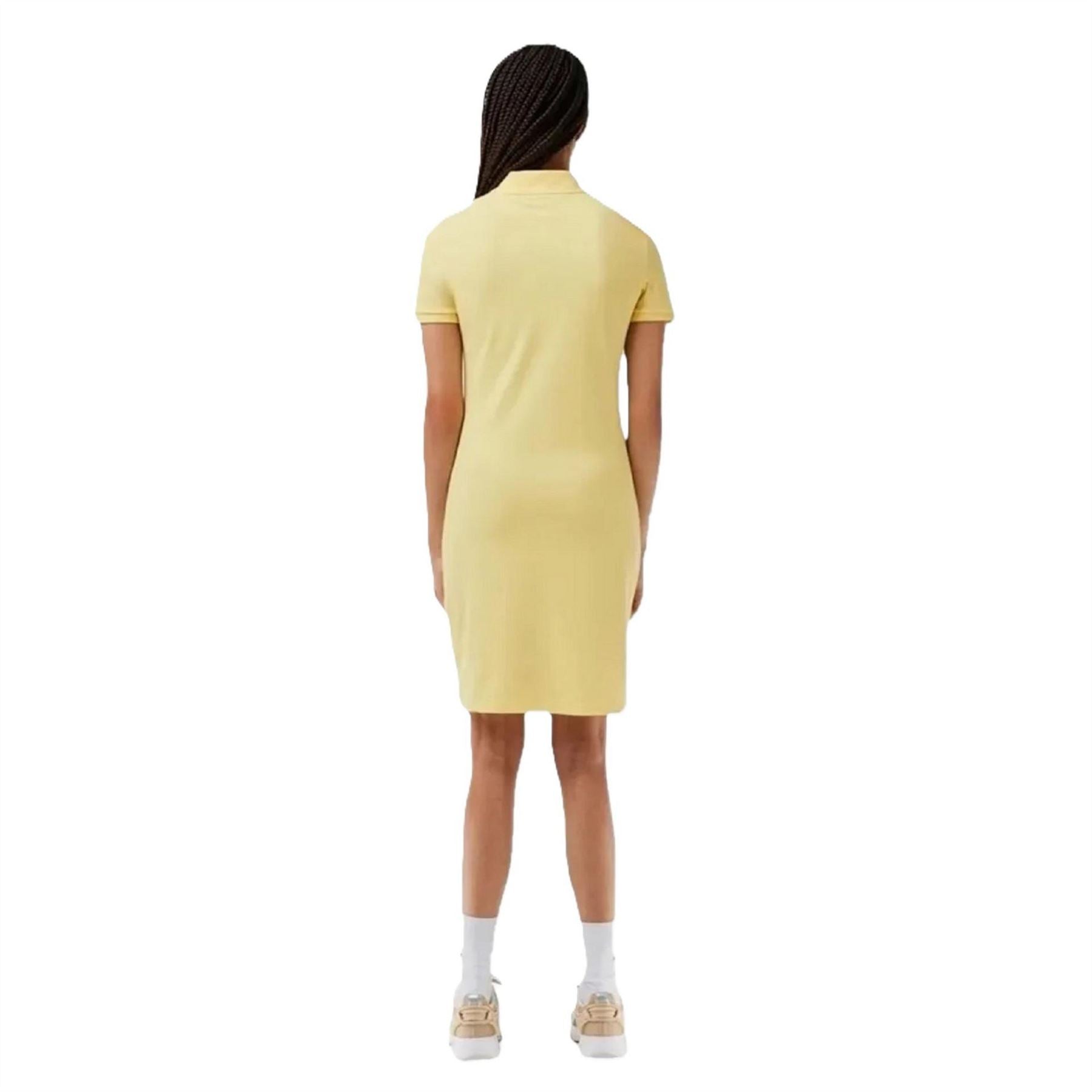 Lacoste Ef5473 Collared Neck Knee Length T-Shirt Dress