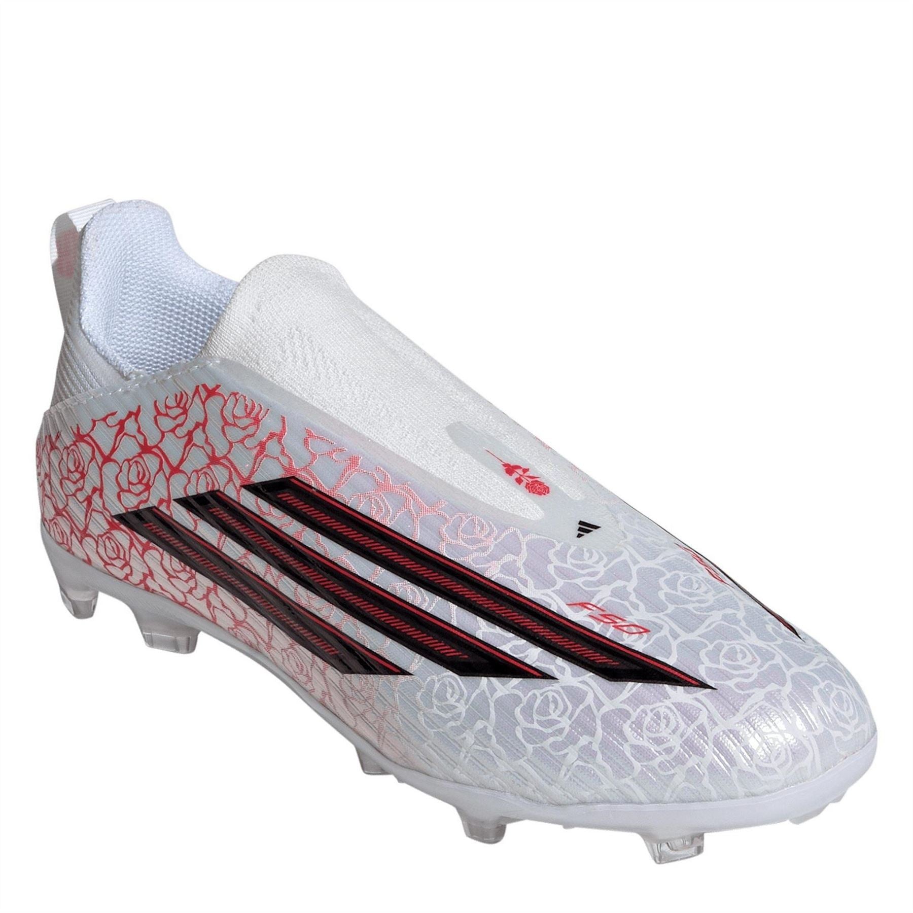 adidas F50 Academy Laceless Juniors Firm Ground Football Boots