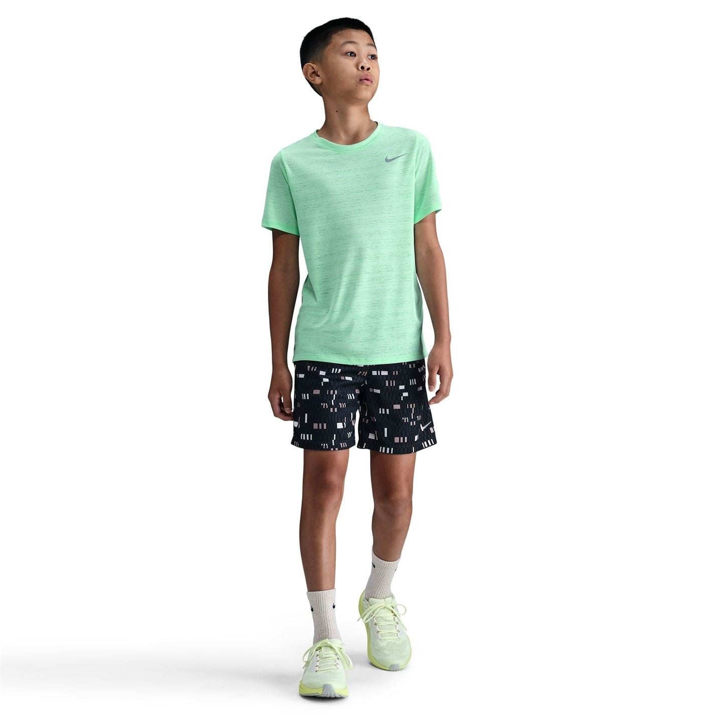 Nike Dri Fit Miler Big Kids (boys) Training Top