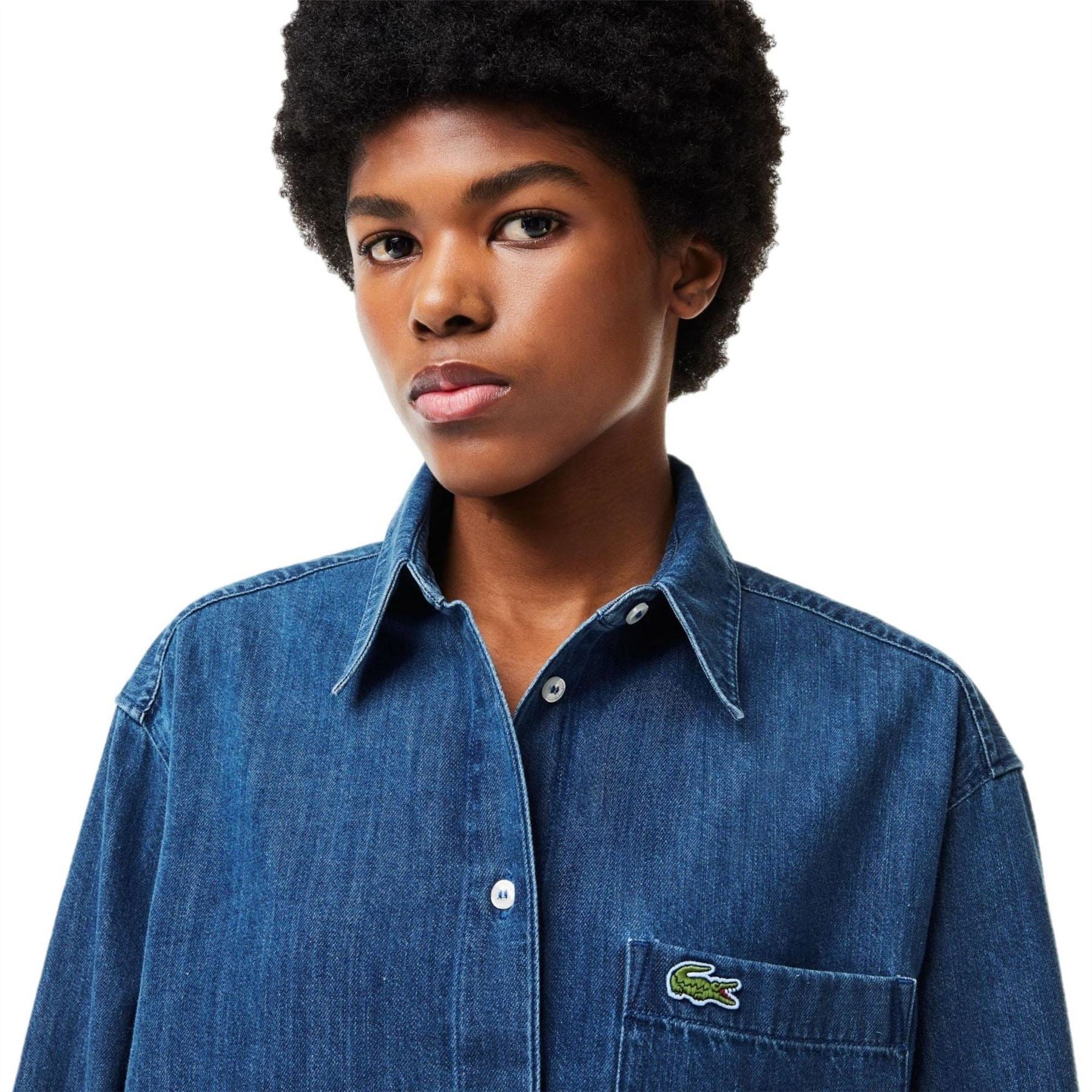 Lacoste Denim Long Sleeve Regular Fit Shirt