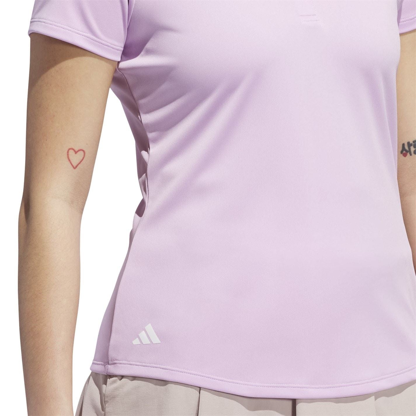 adidas Womens Short Sleeve Performance Polo Shirt