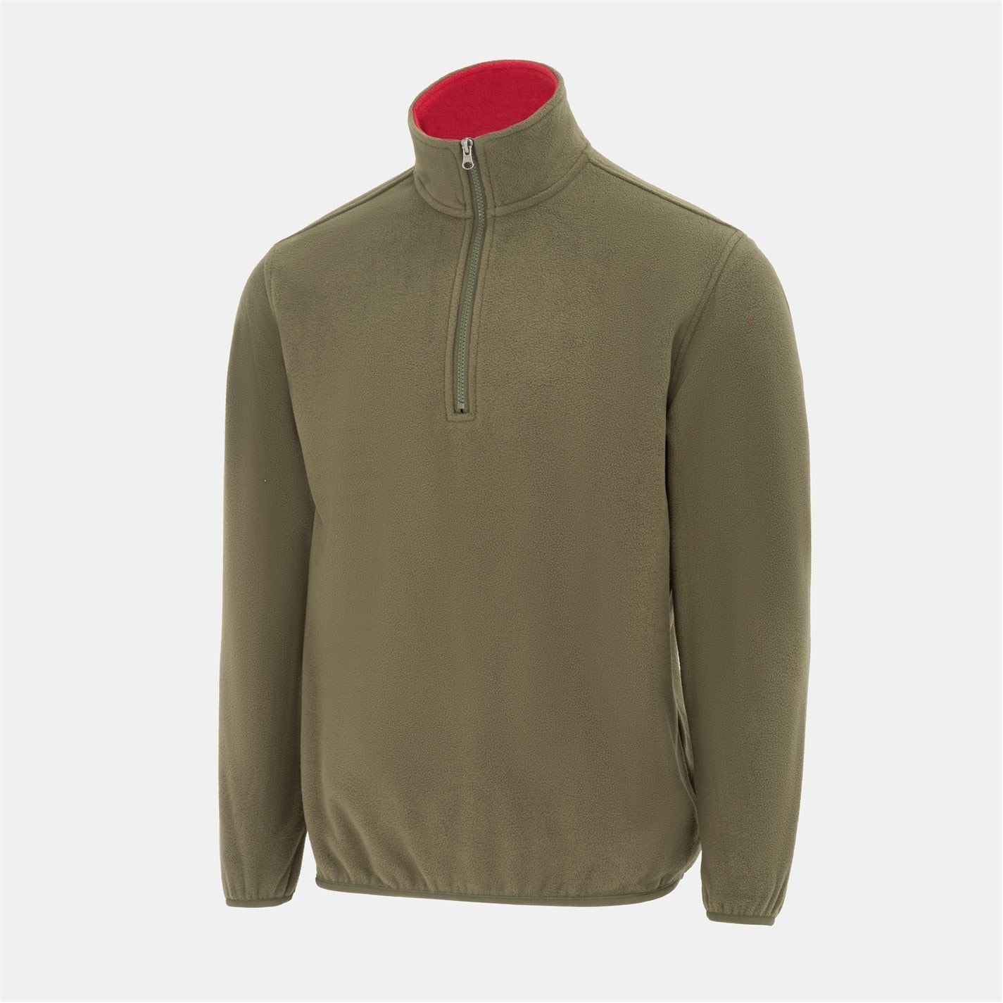 Donnay Mens Quarter Zip Fleece Jacket