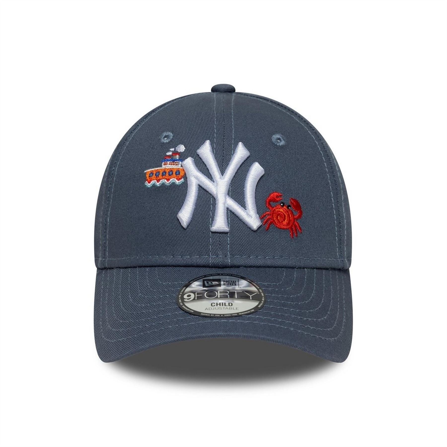 New Era Embroidered Adjustable Baseball Cap With Logo