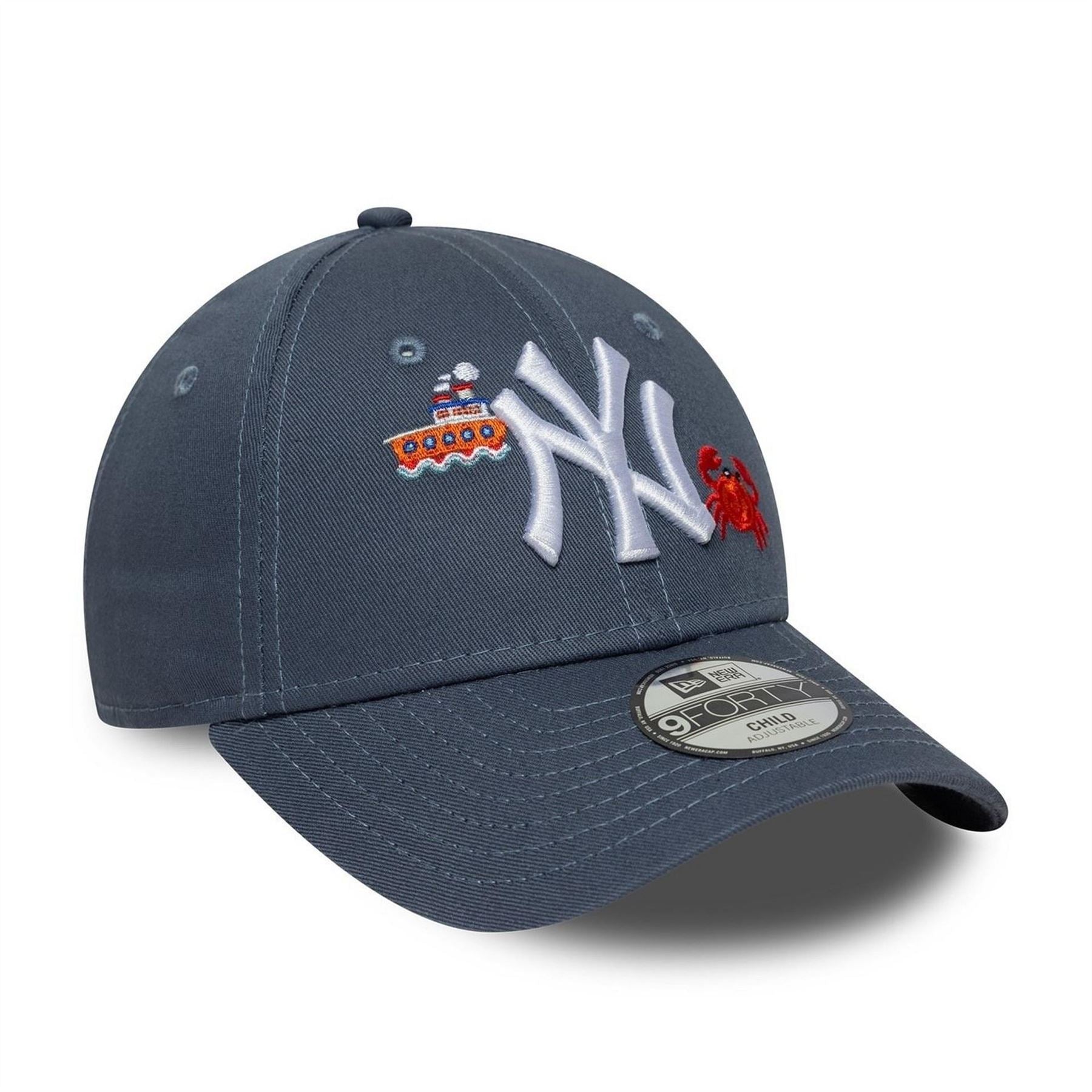New Era Embroidered Adjustable Baseball Cap With Logo