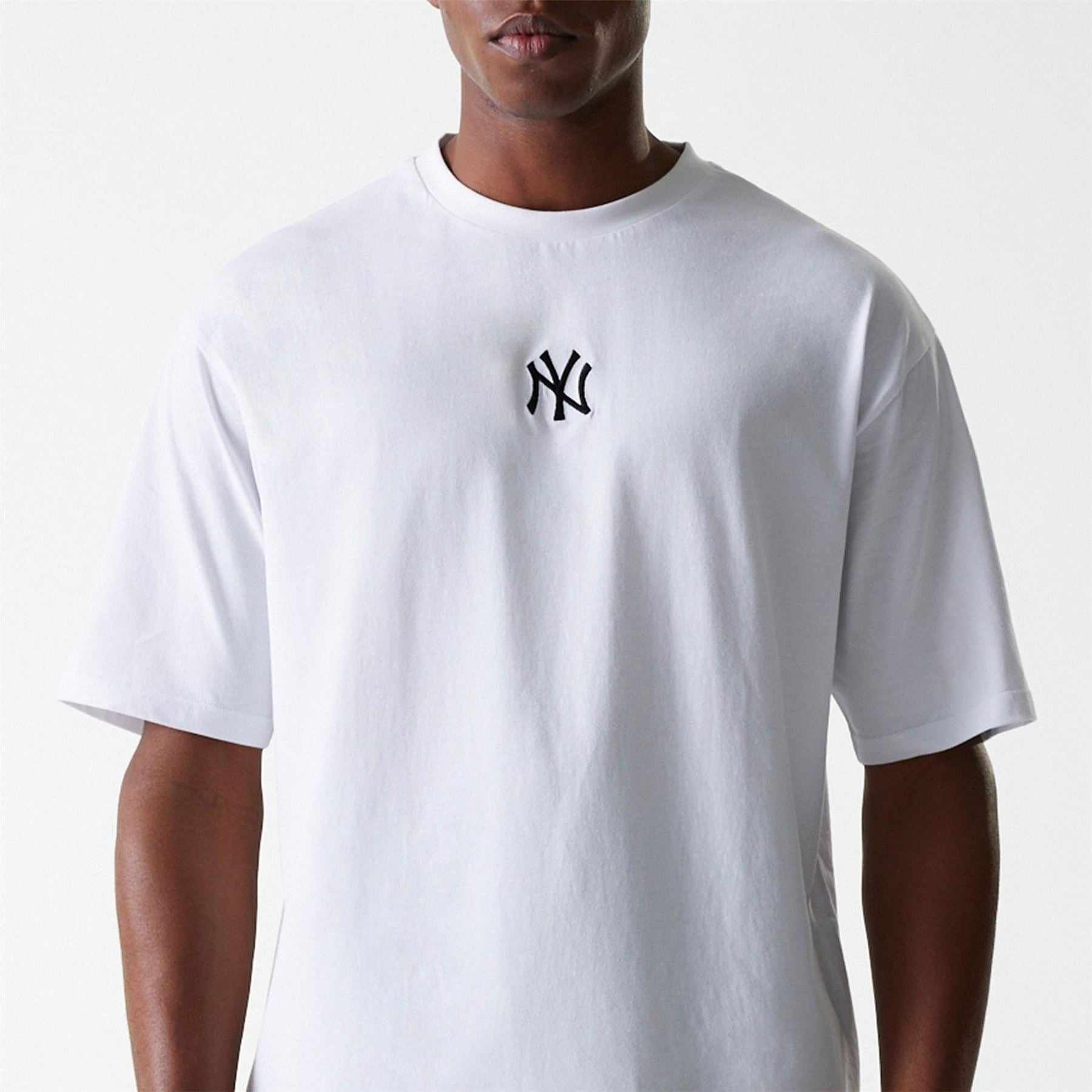 New Era Essential Oversized Embroidered Boyfriend T-Shirt