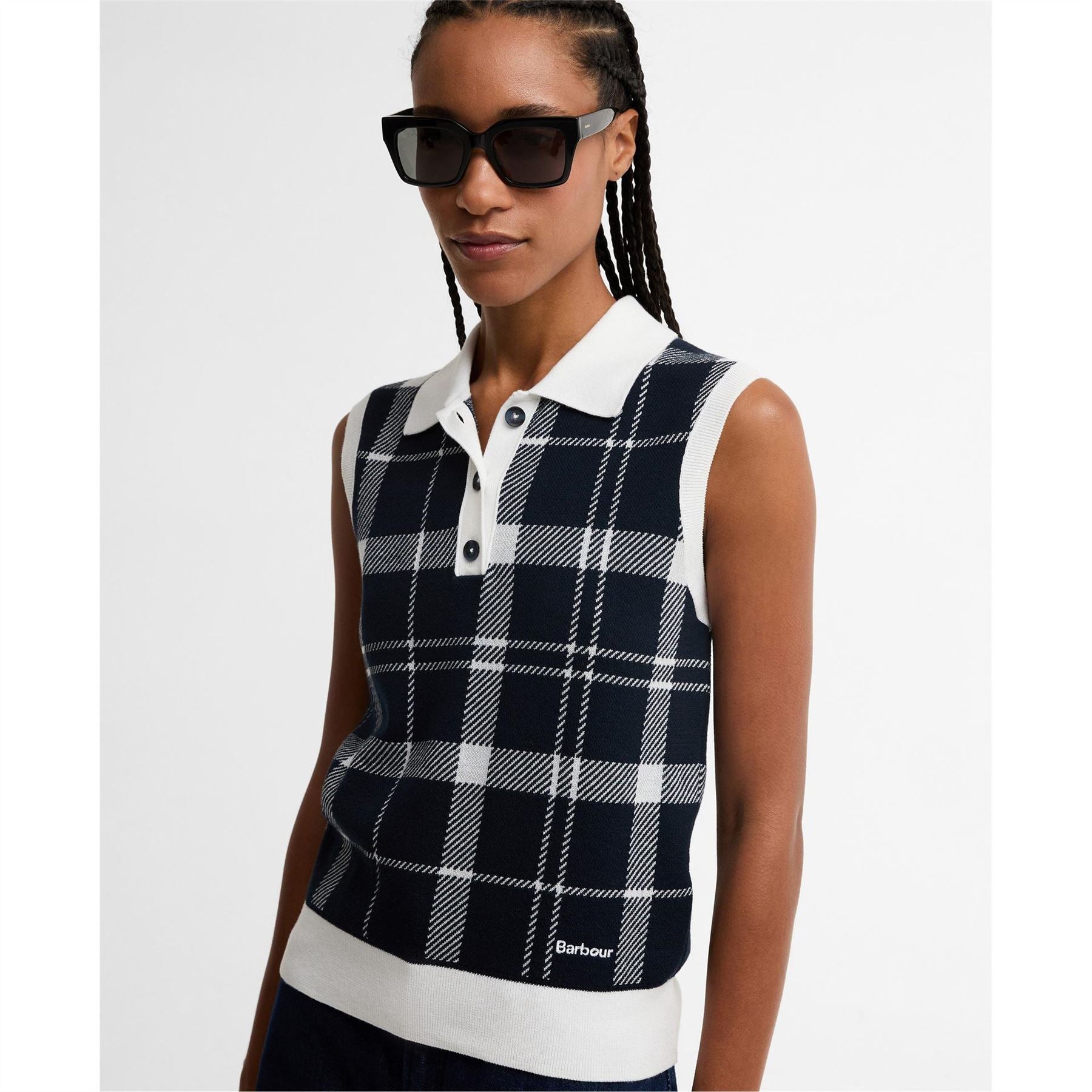 Barbour Knitted Short Sleeve Polo Shirt