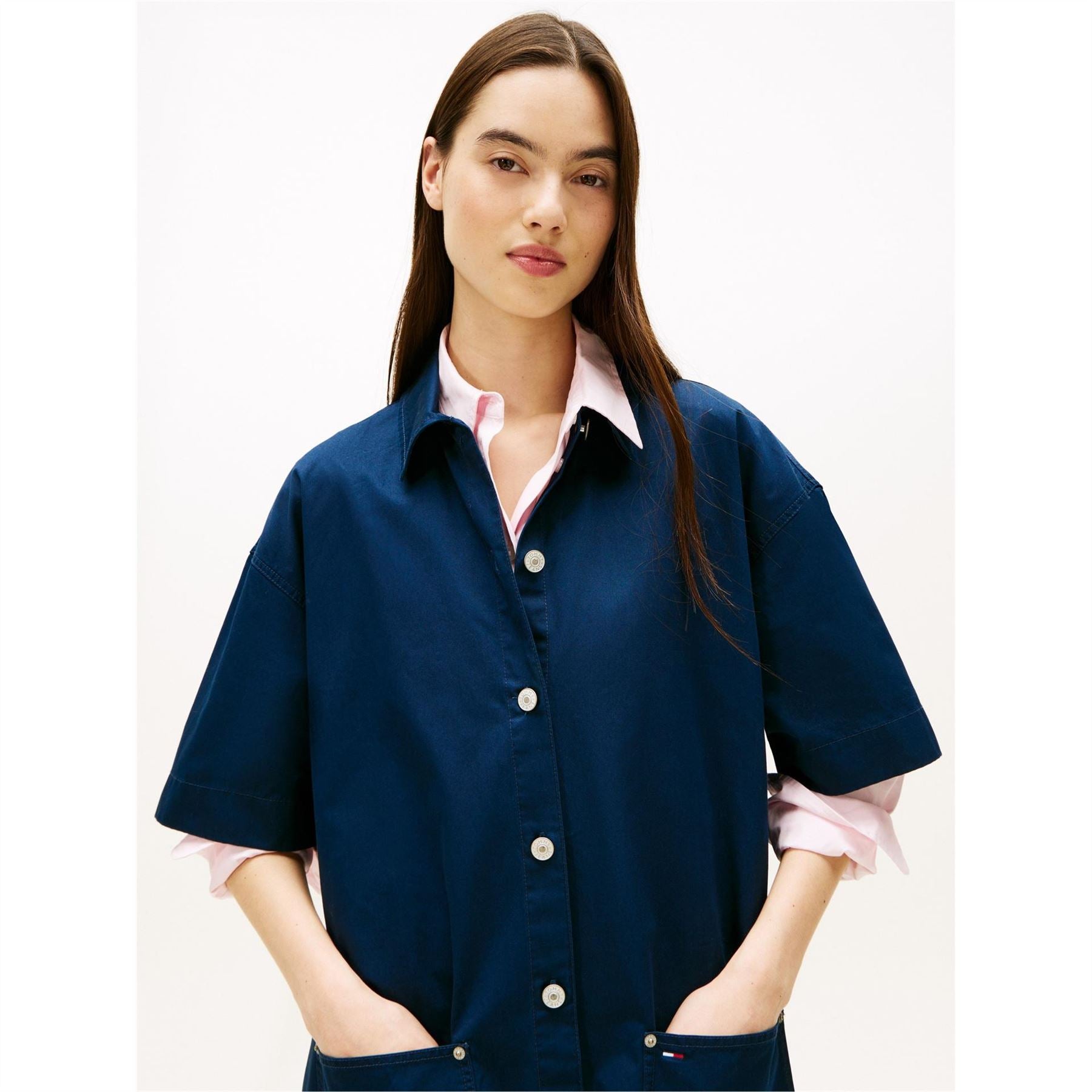 Tommy Jeans Pokt Mini Shirt Dress