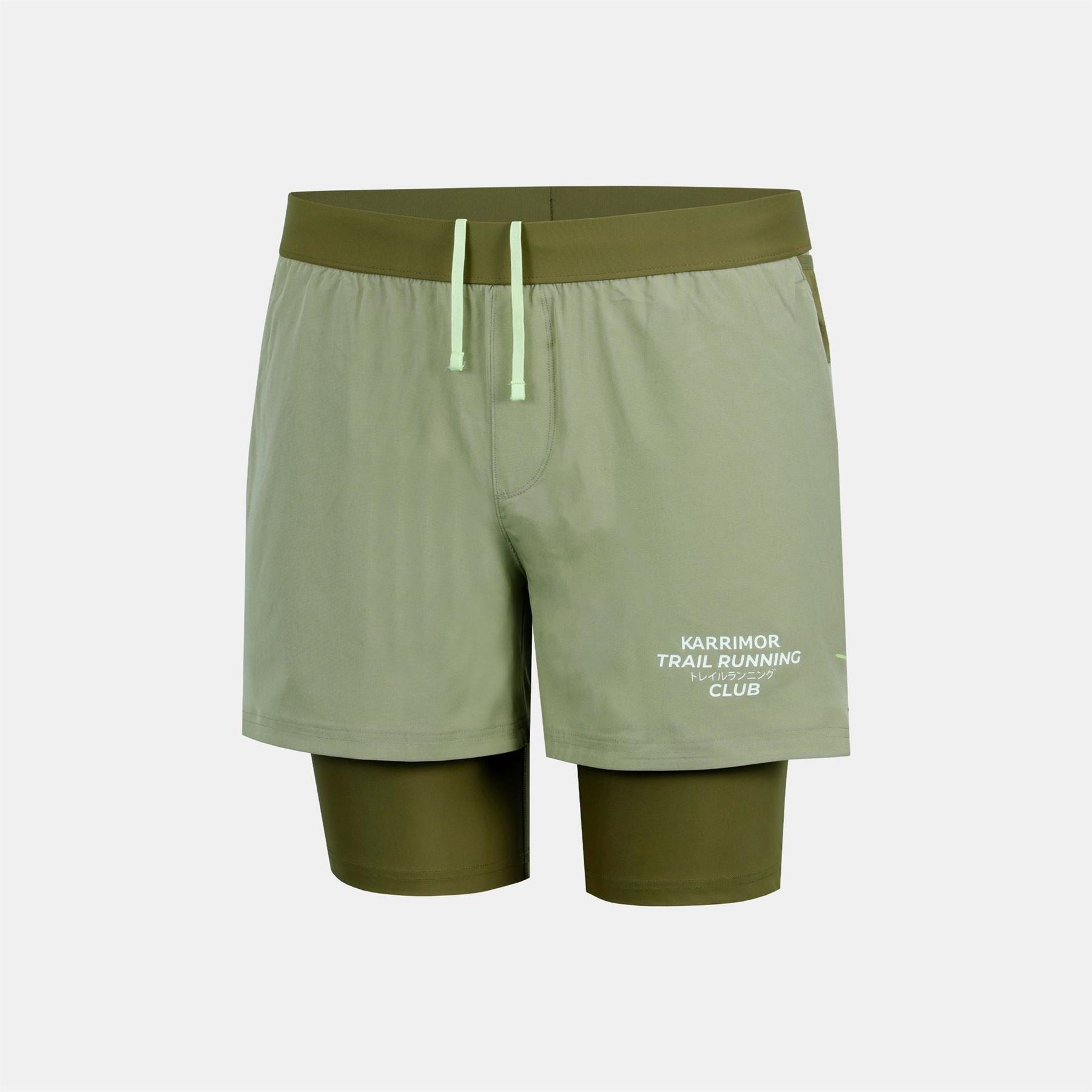 Karrimor Quick Dry 4 Inch Zip Pocket Performance Running Shorts