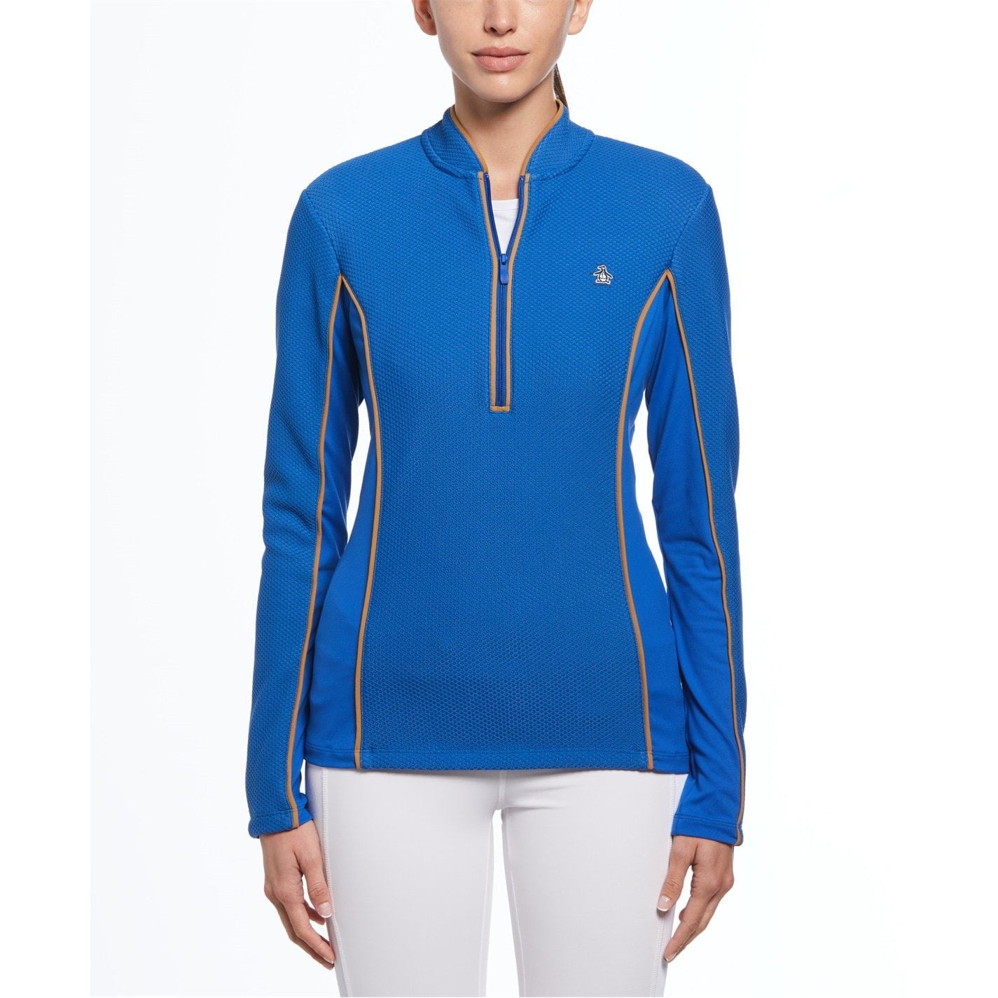 Original Penguin Mock Neck Long Sleeve Sweatshirt