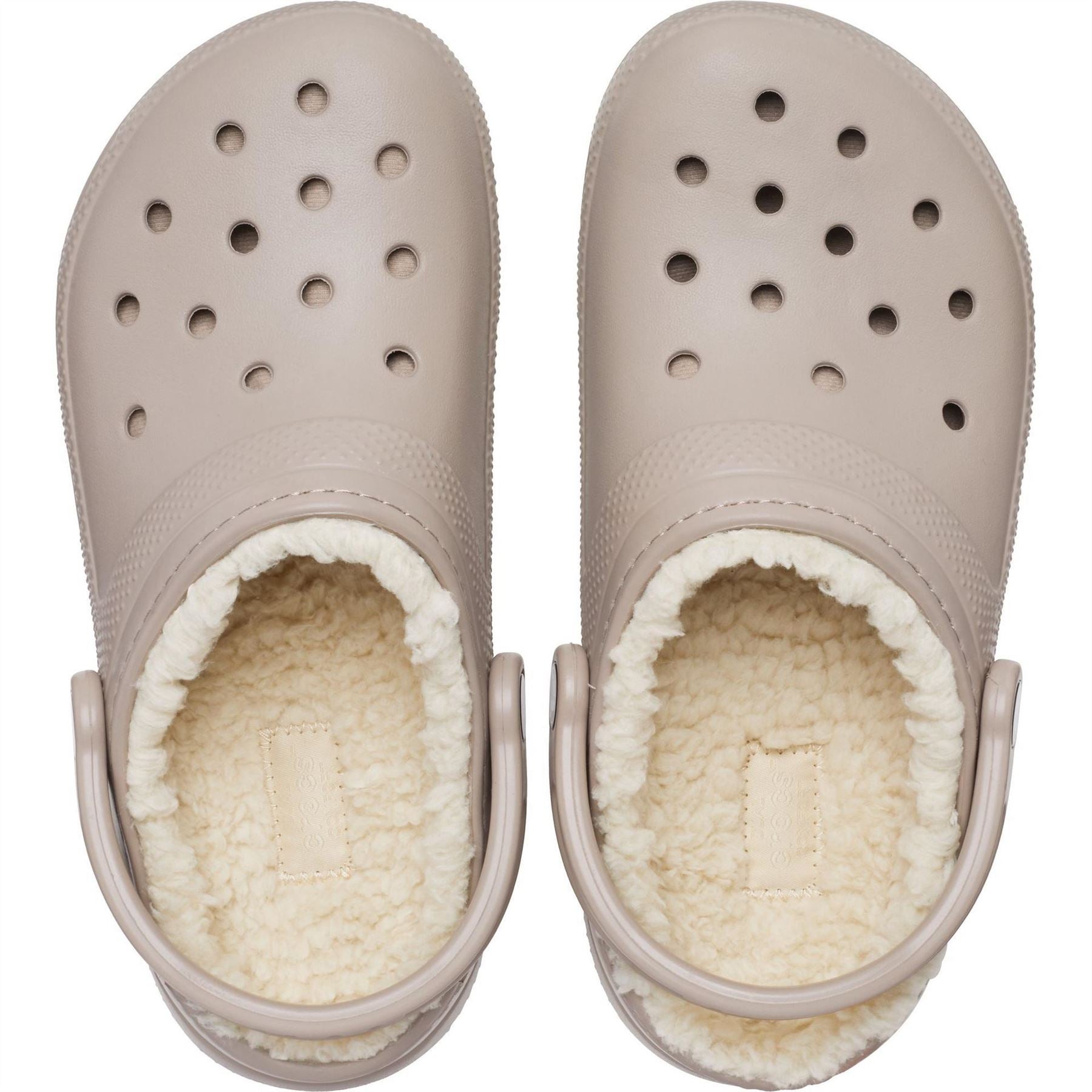 Crocs Lined Shuv Clogs with Perforated Toe