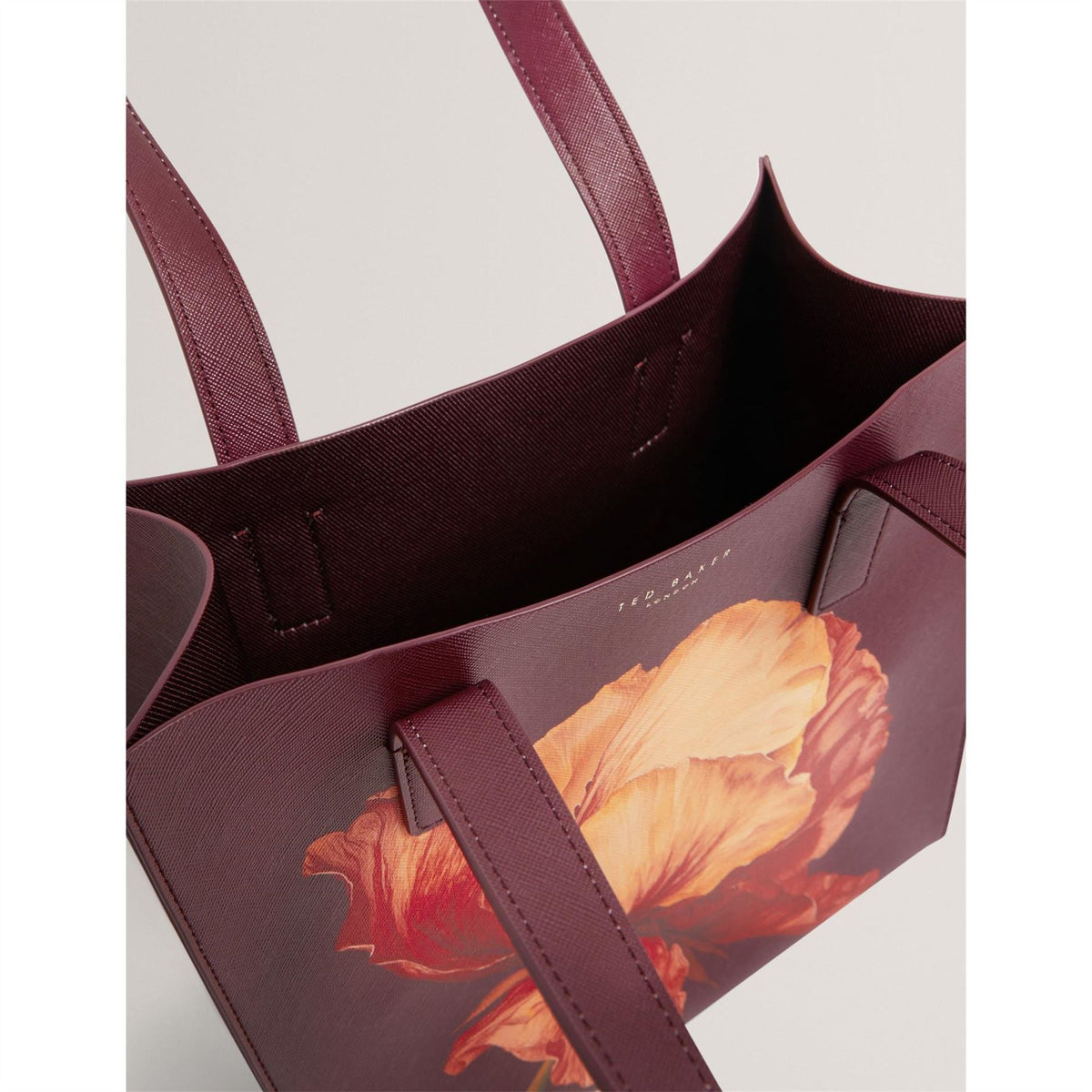 Ted Baker Floral Patterned Rectangle Shape Tote Bag