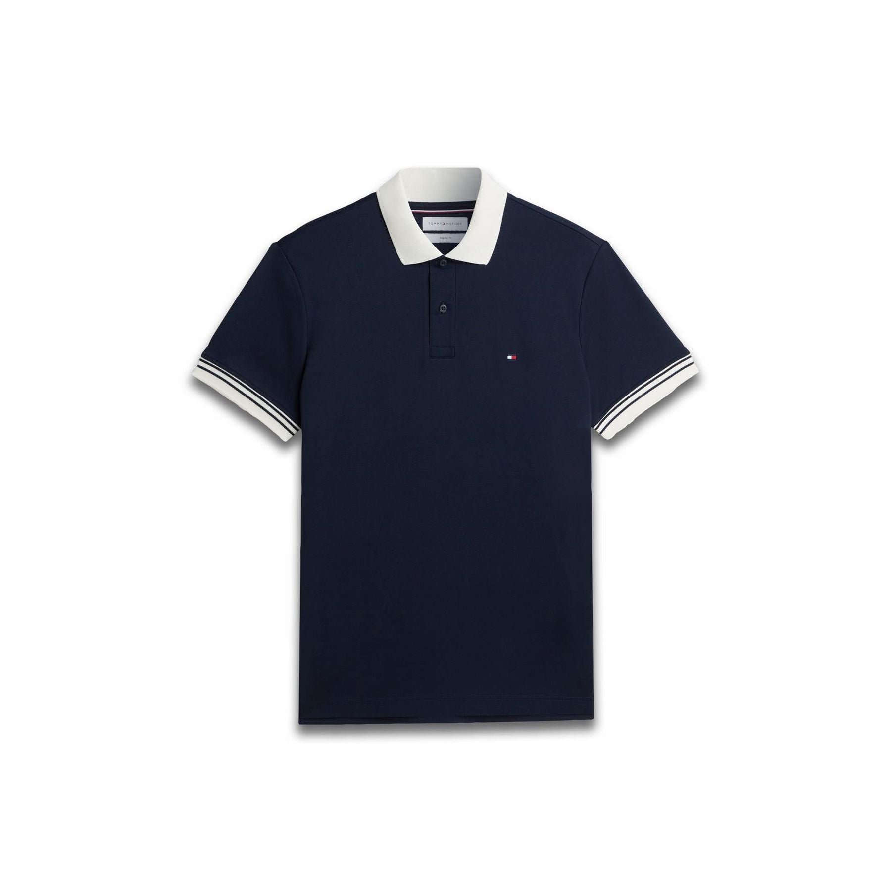 Tommy Hilfiger Placket Cotton Short Sleeve Polo