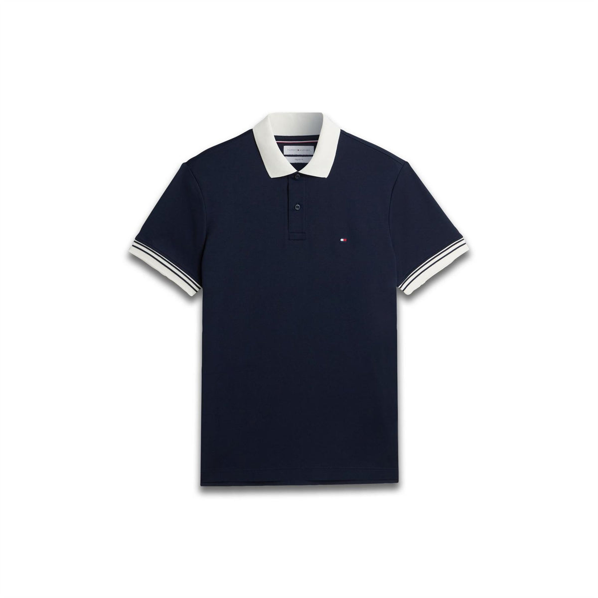 Tommy Hilfiger Placket Cotton Short Sleeve Polo